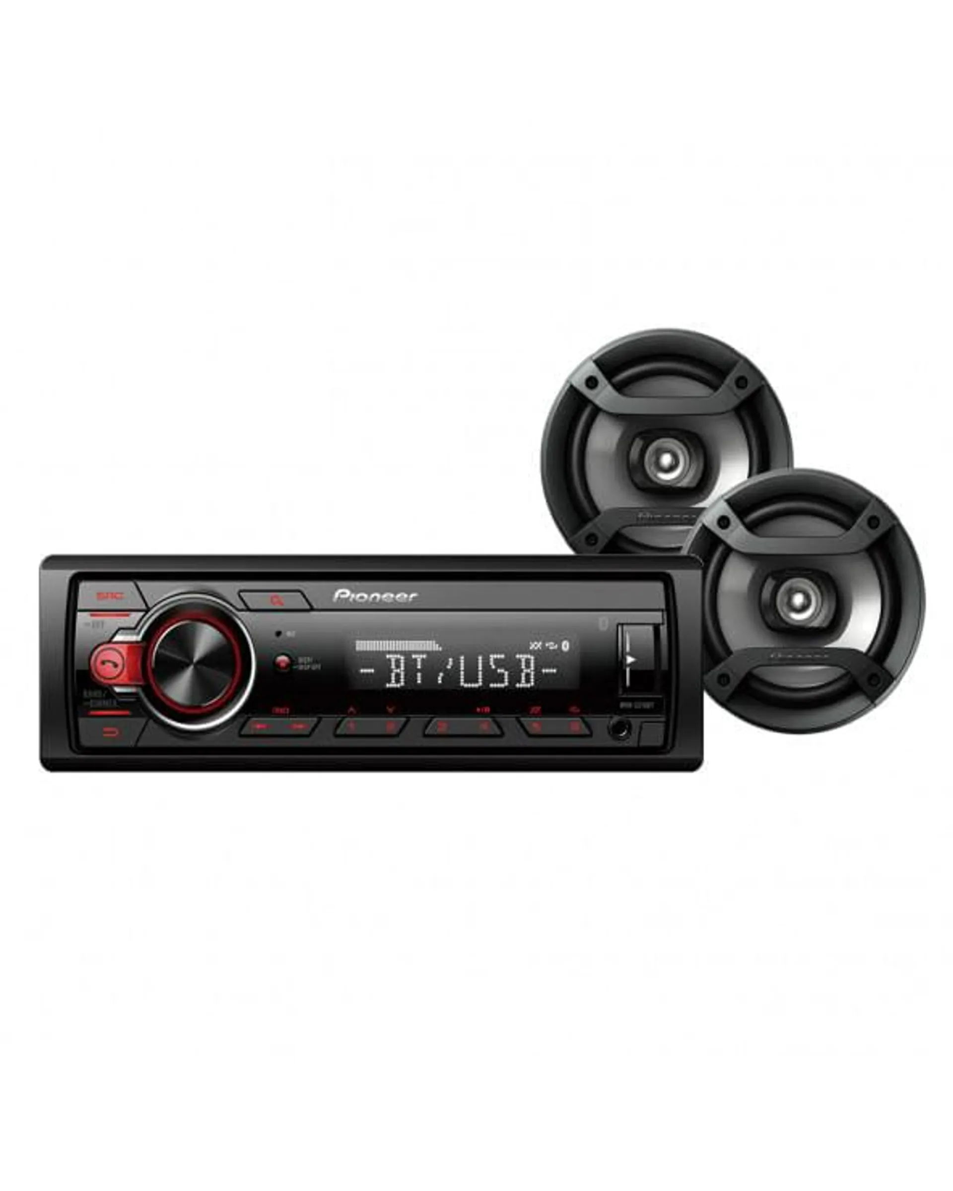 PIONEER AUTORADIO MXT-S216BT+2PARLANTES