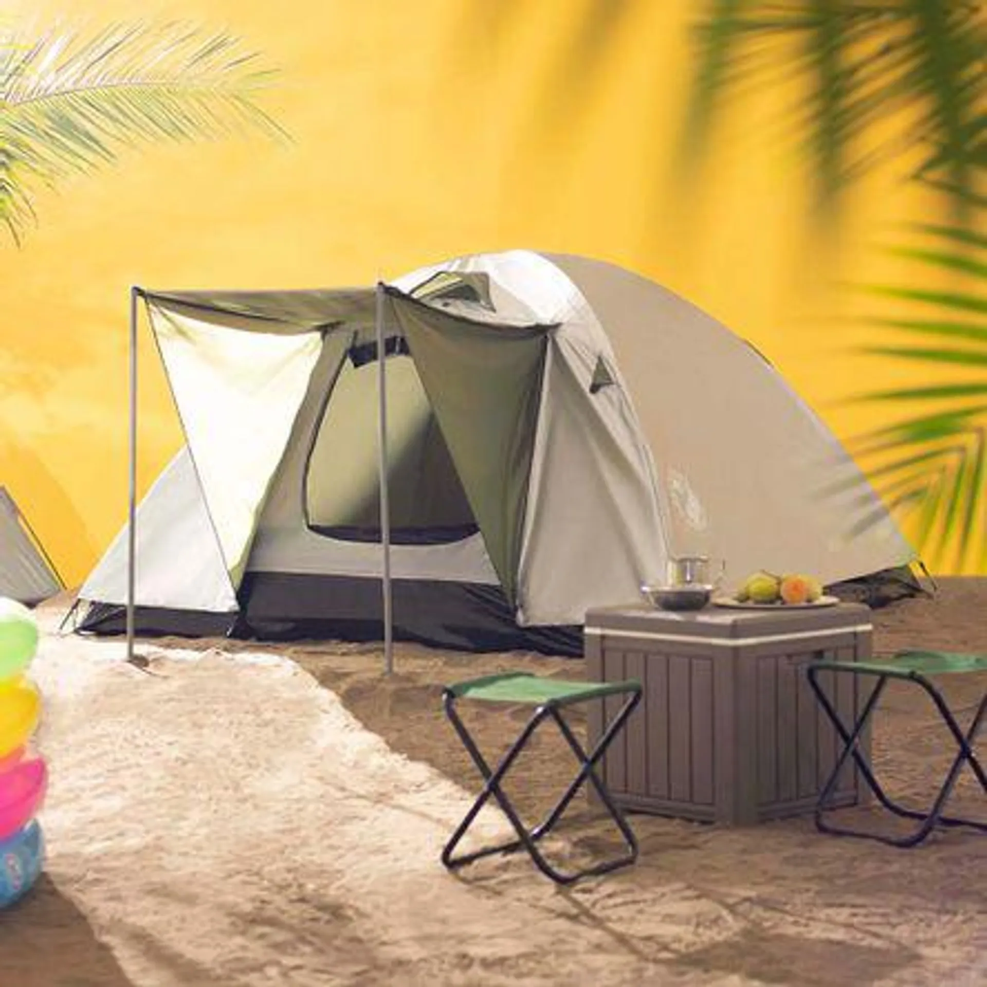 Carpa para 4 personas con toldo Greenside