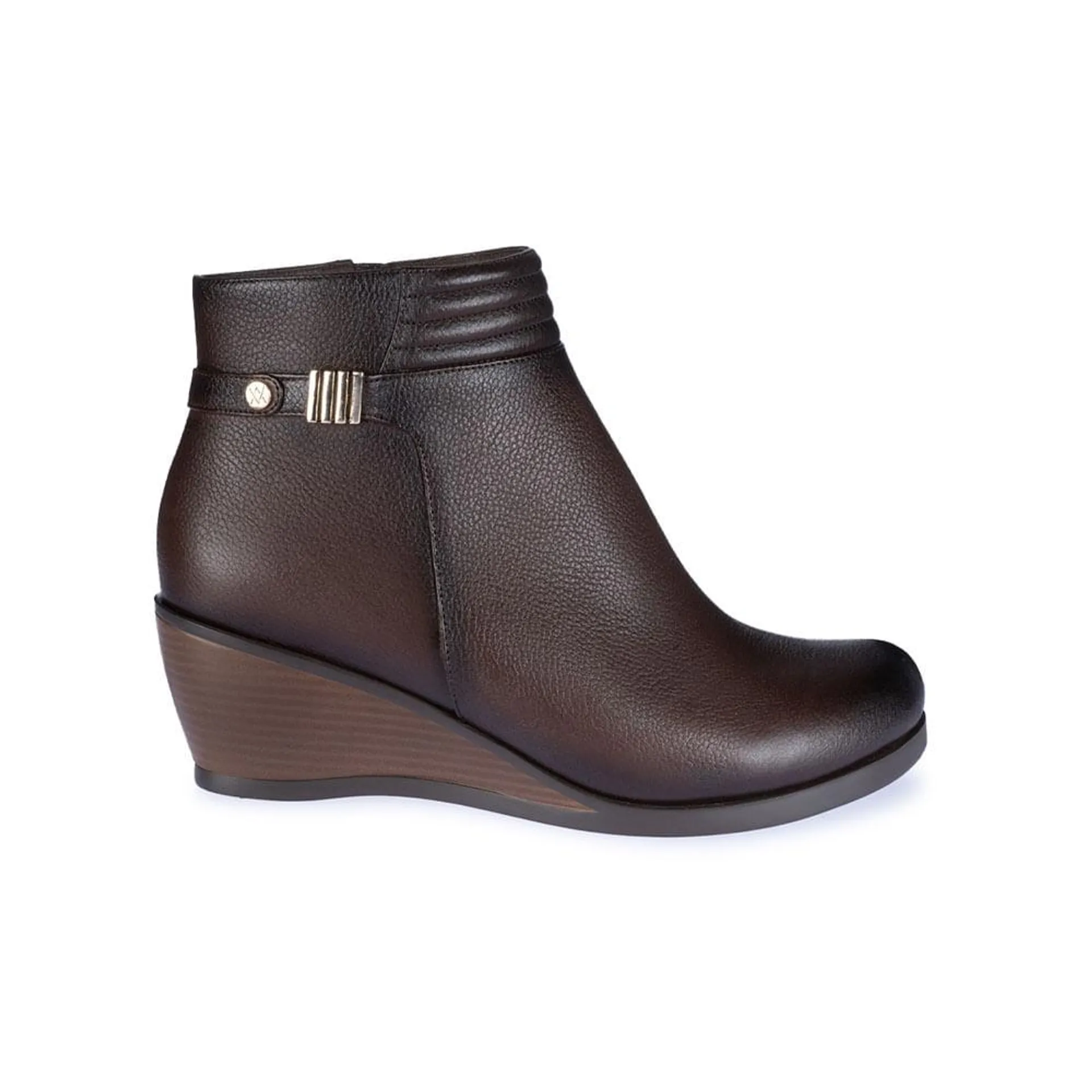 Botin Derby Casual LINDA-2209 Africano Viale Cuero