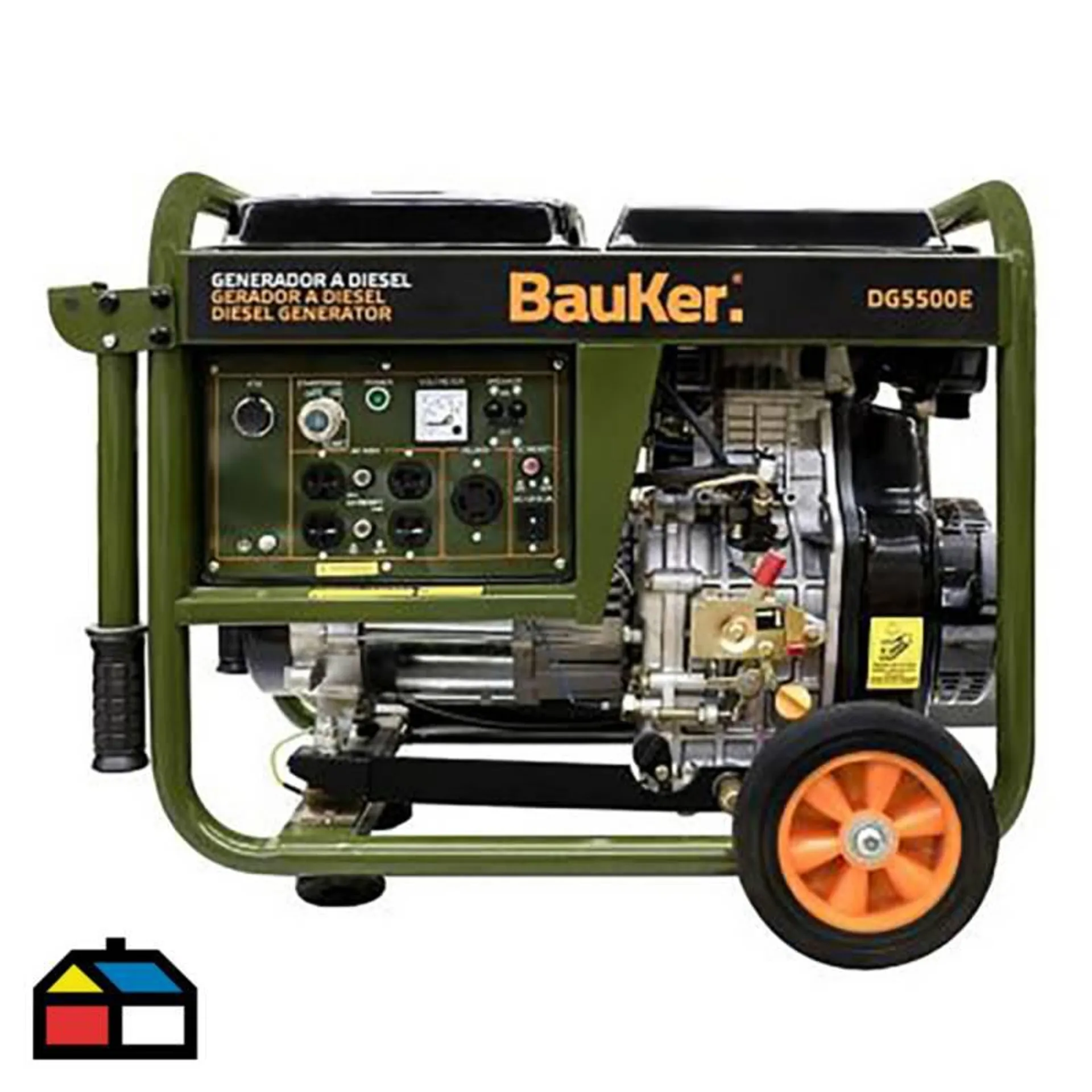 Generador a Diesel 5500W Bauker