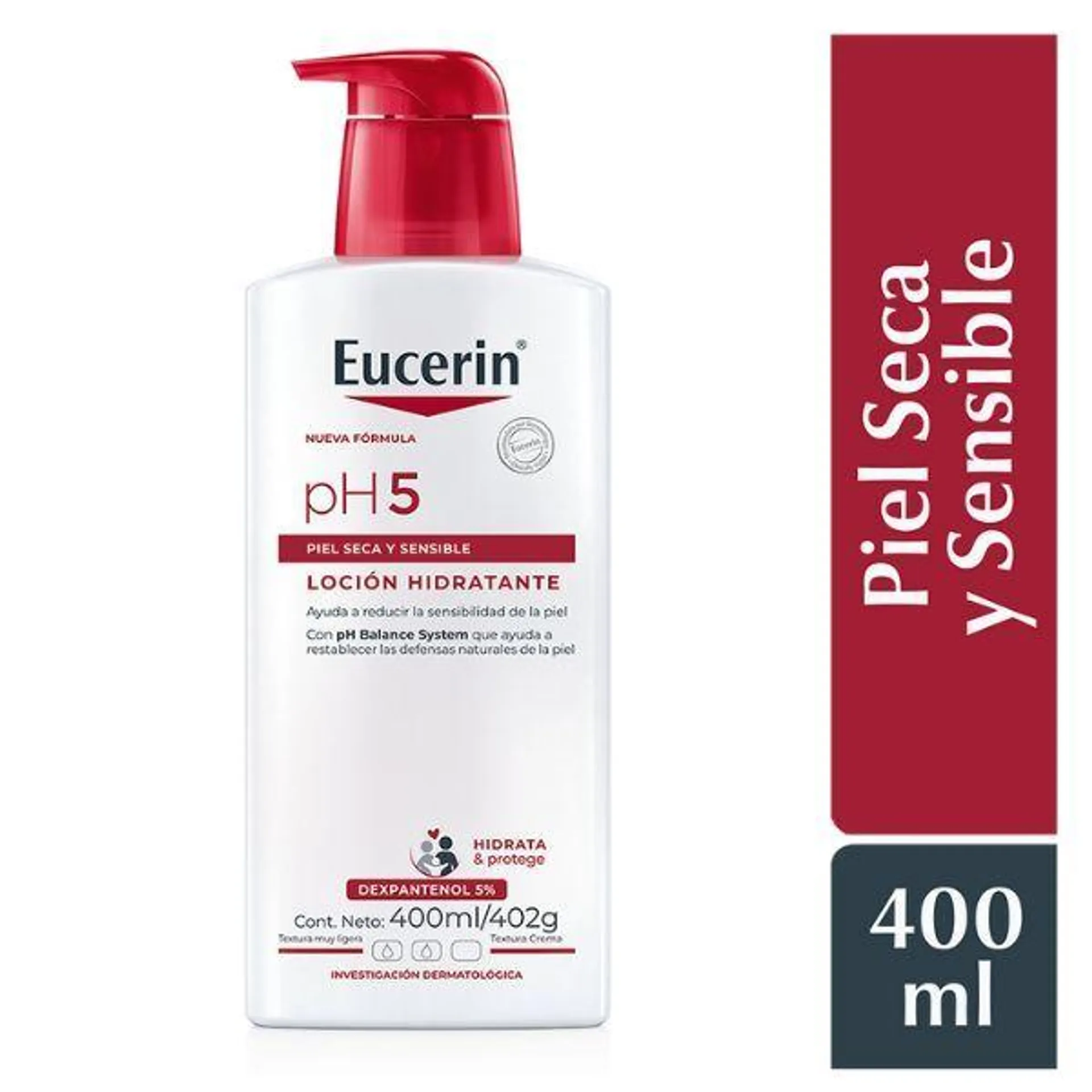 Eucerin pH5 Loción Hidratante Piel Seca y Sensible - Frasco 400 ML