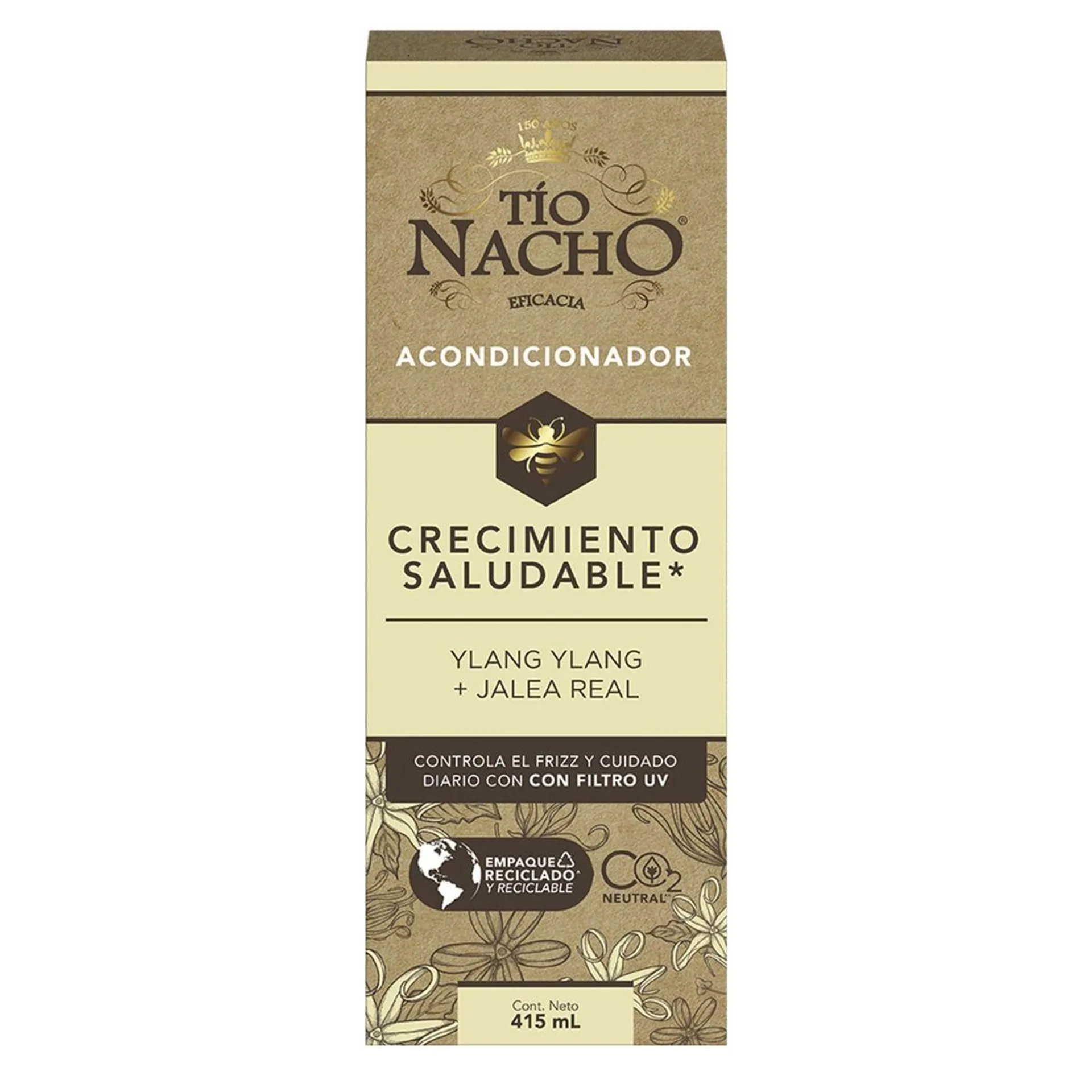 Acondicionador Tío Nacho Crecimiento Salud - Frasco 415 Ml