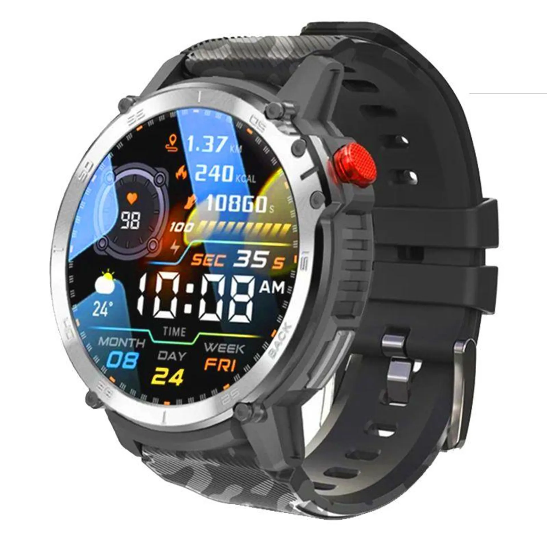 Toumi GT-CS reloj inteligente militar 4G Ram IP68 Amoled 1,65 pulgada