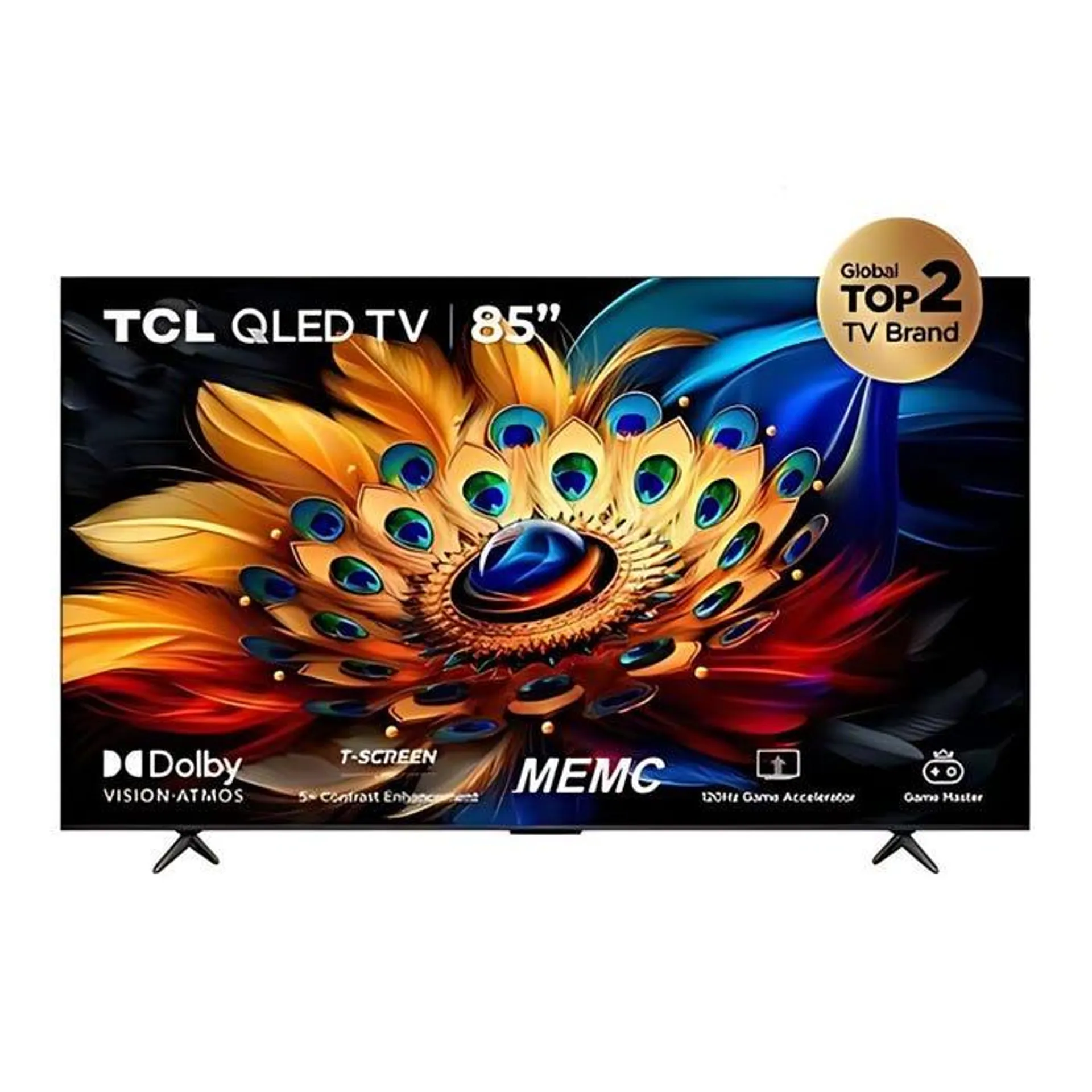 TV TCL 85" QLED 4K Google TV 85C655