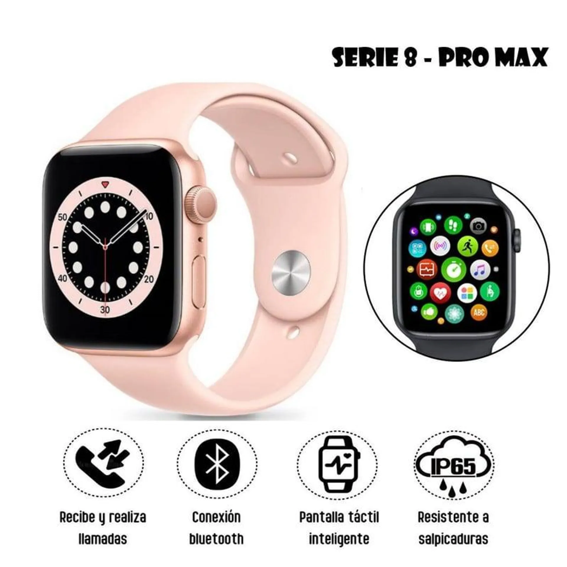 Smartwatch I9 Pro Max Serie 9 Rosado