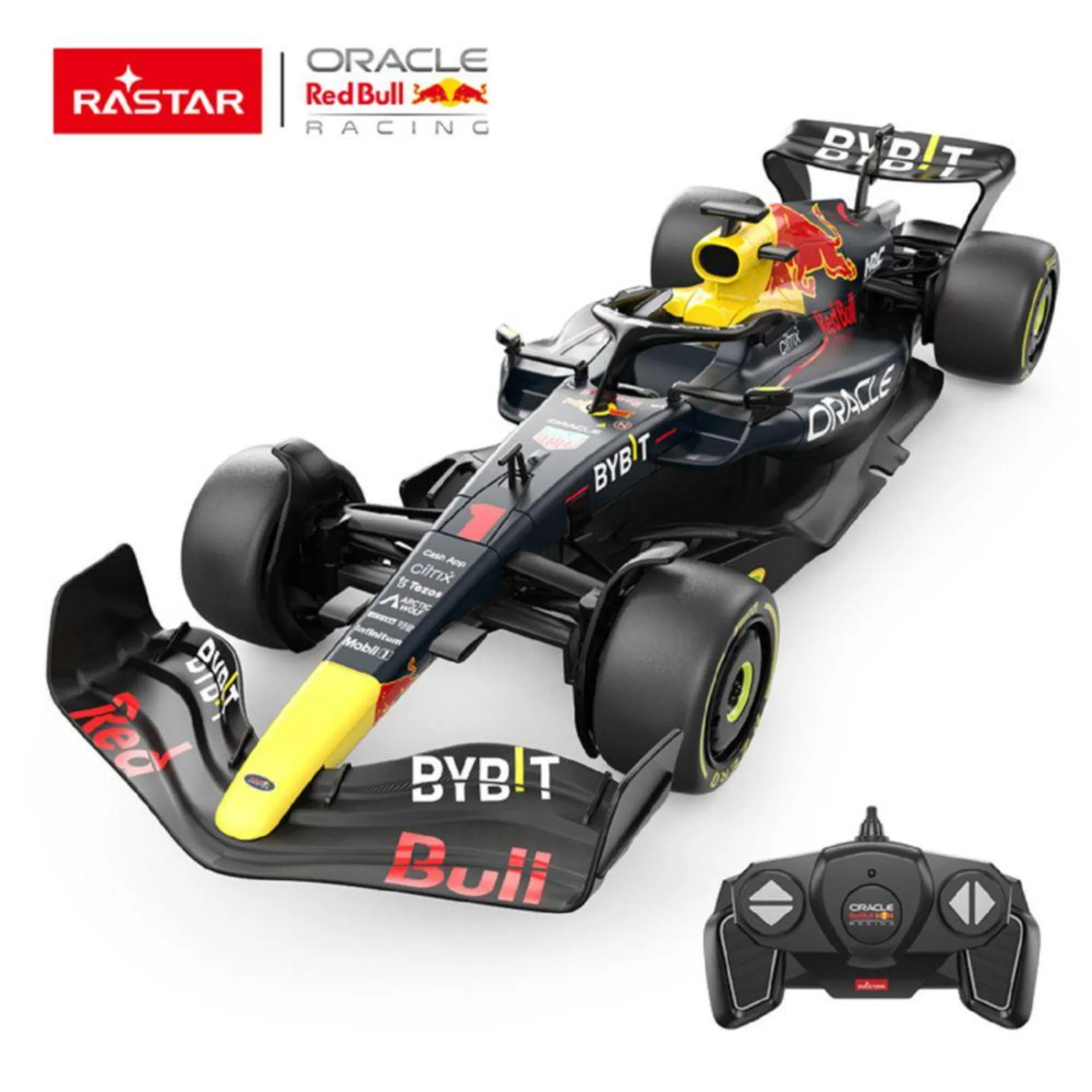 Carro A Control Remoto Rastar 1:18 Oracle Red Bull Racing Rb18