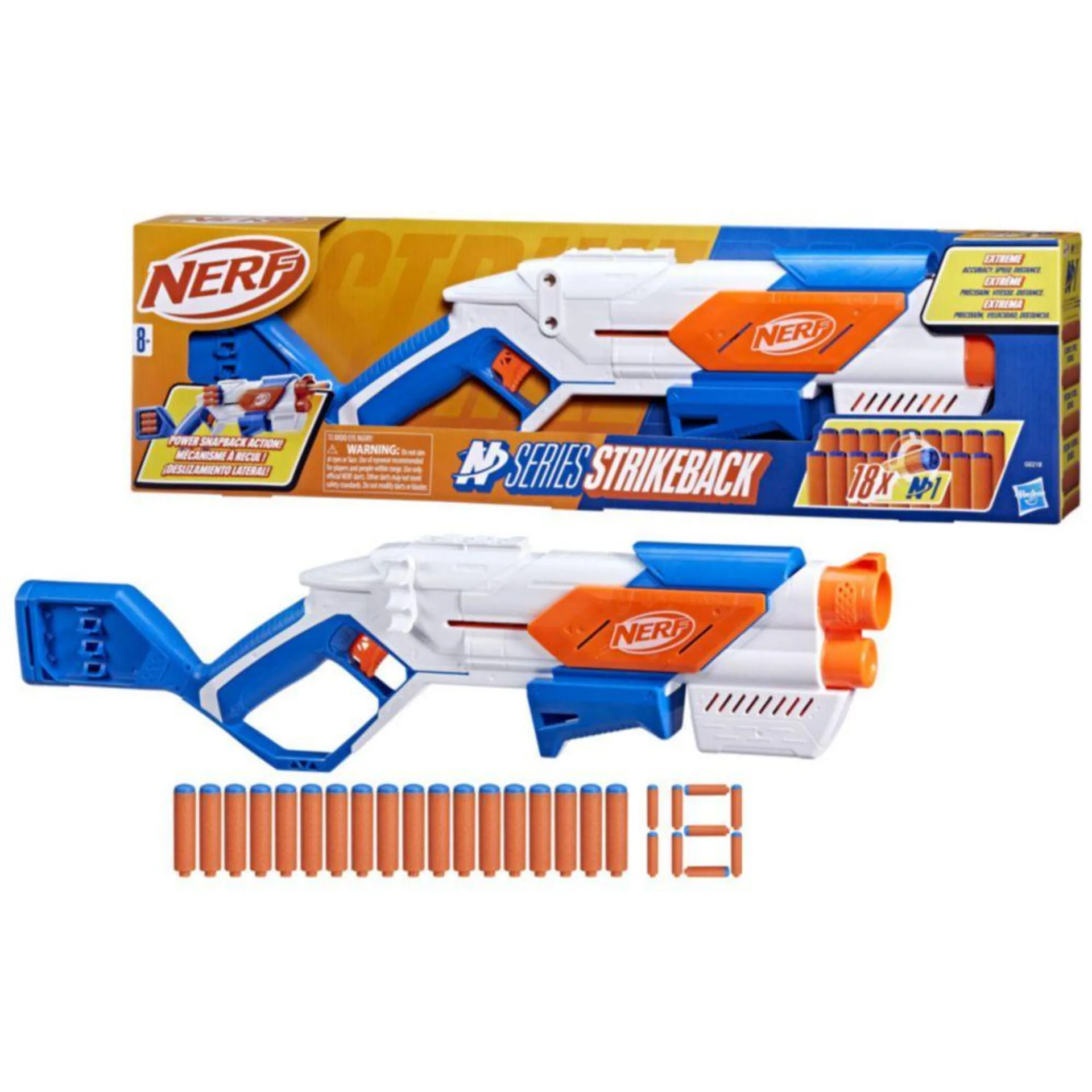 Lanzador De Dardos Nerf Select Strikeback