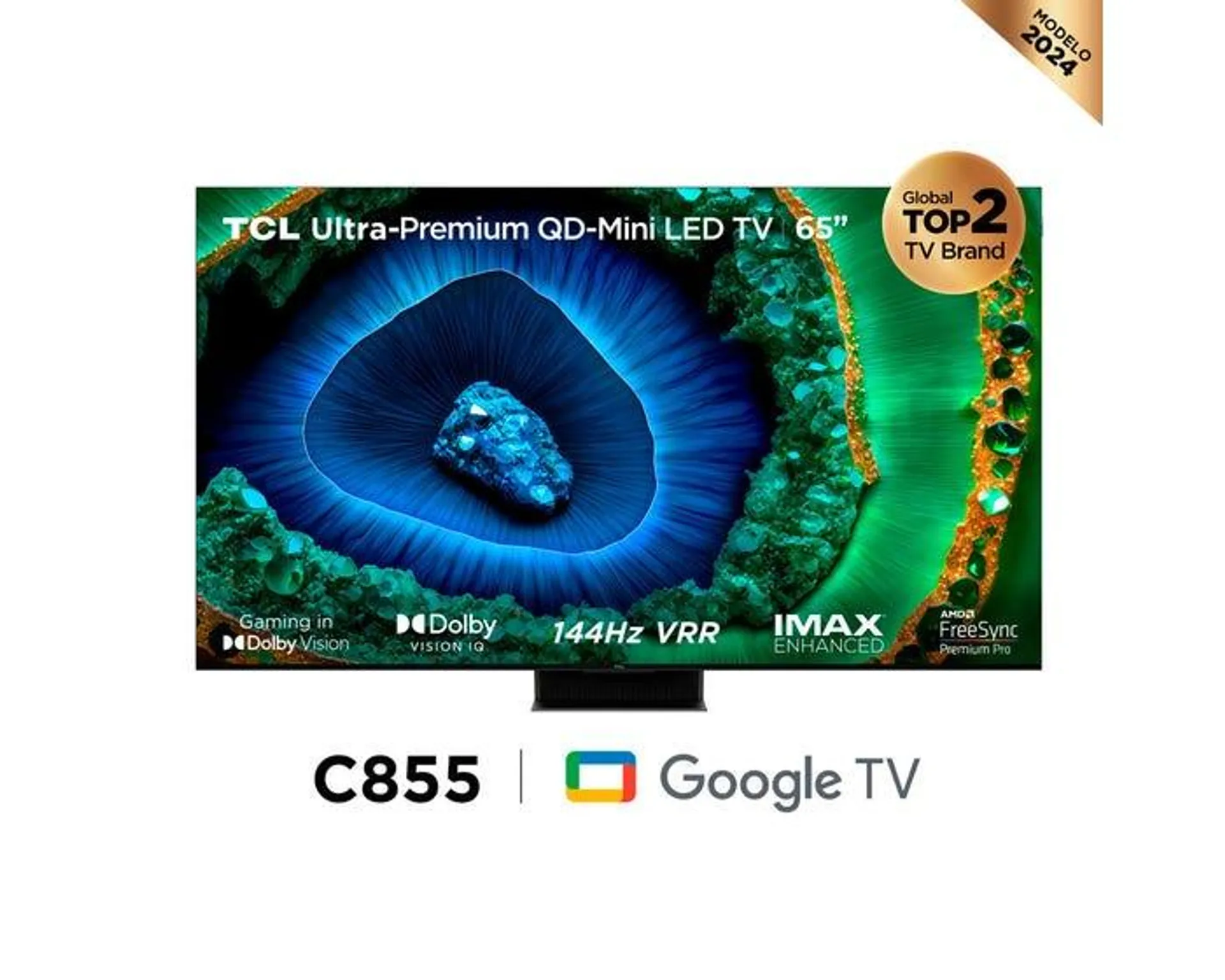 Televisor TCL Smart TV 65" QD-Mini LED 4K UHD 65C855