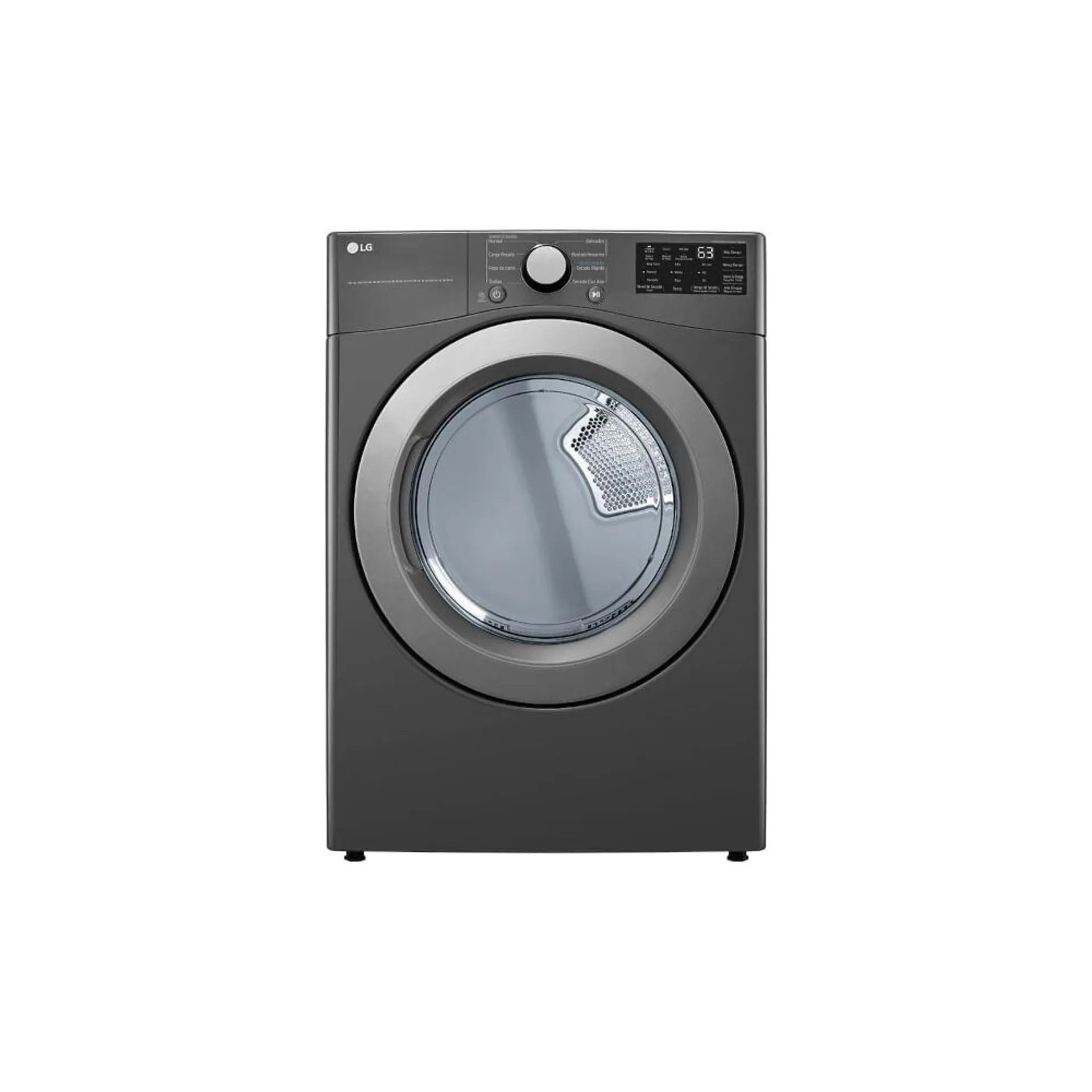 Lg - Secadora Eléctrica Carga Frontal DF50MV2S6WE 25KG | Negro