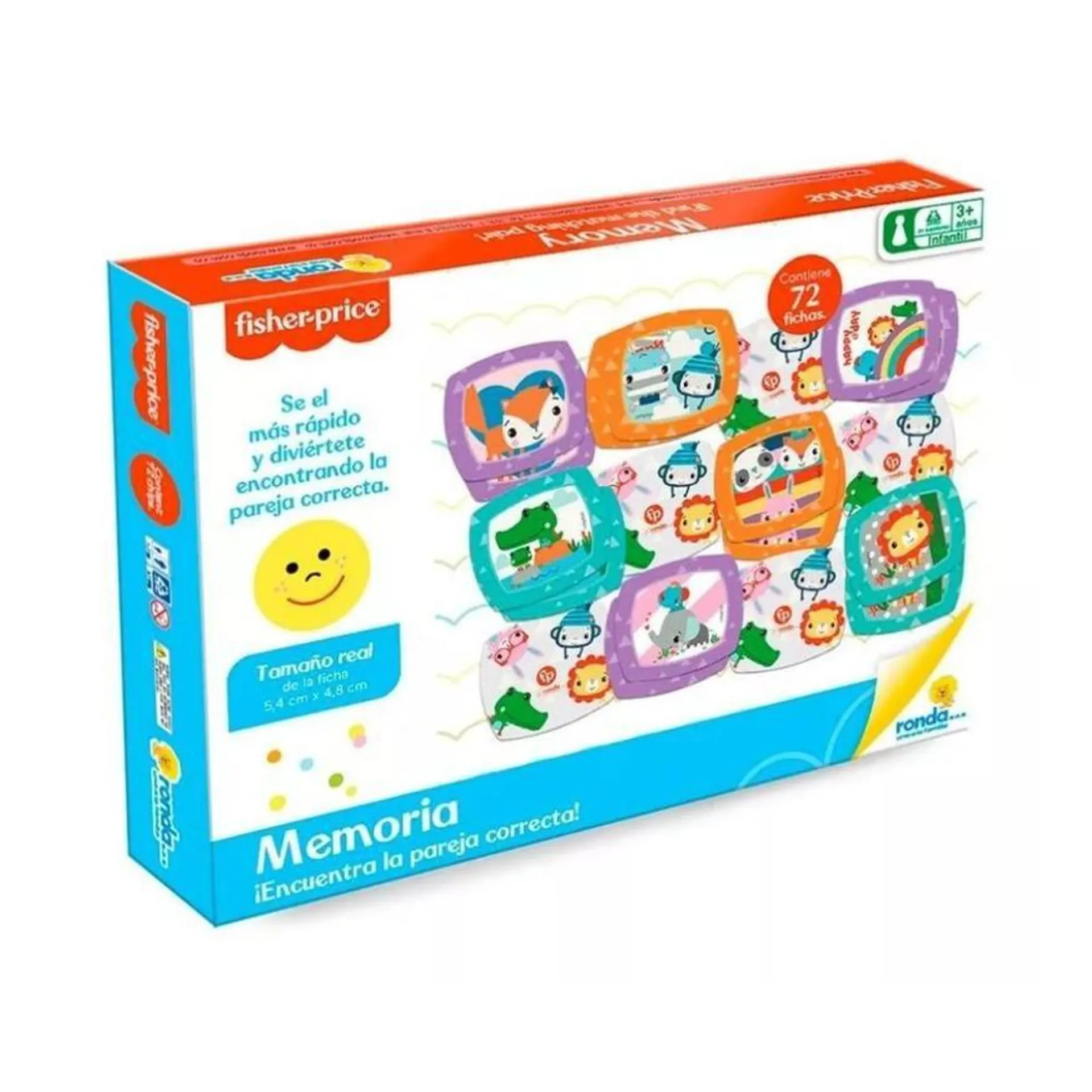 Juego De Mesa Fisher Price Memoria 36 Piezas