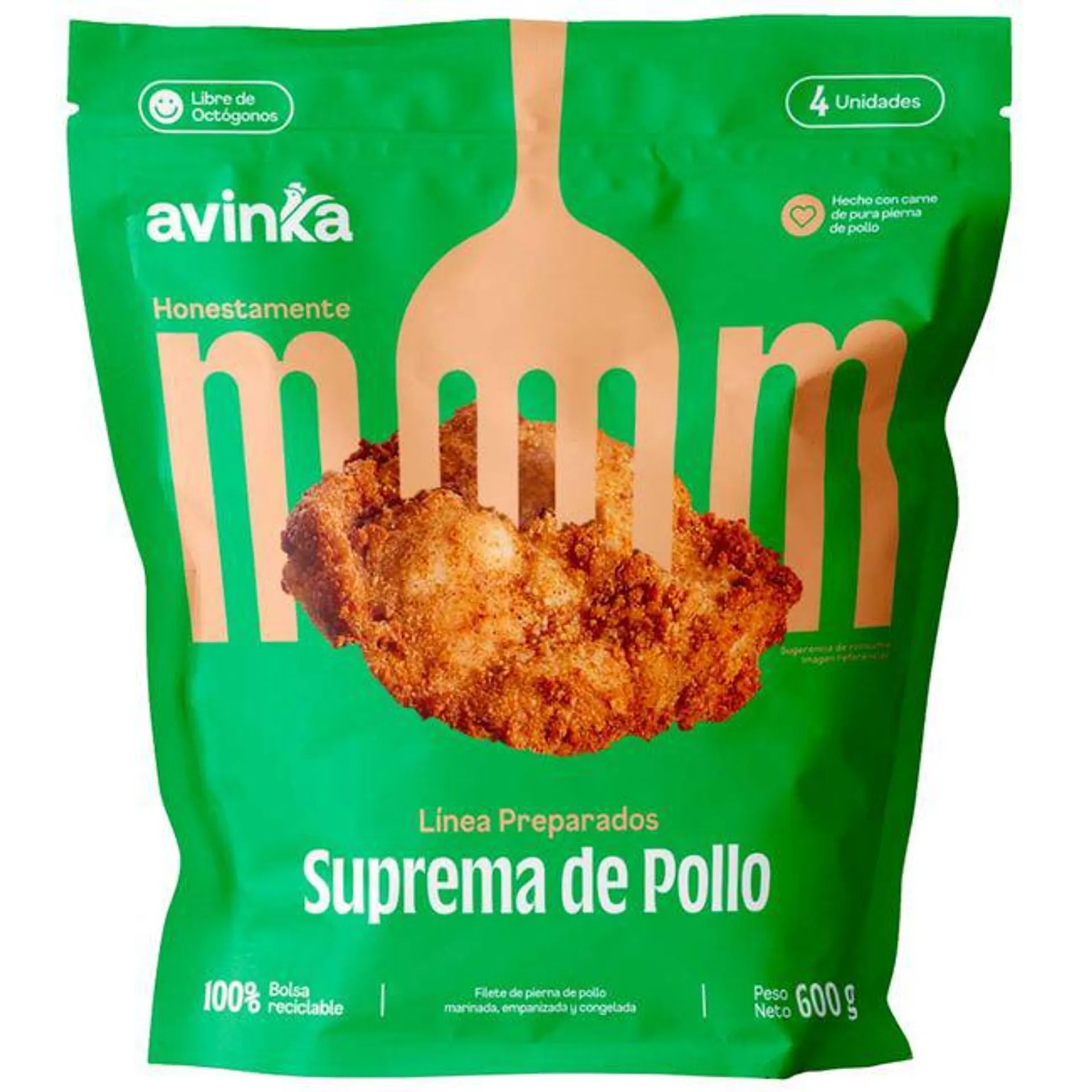 Suprema de Pollo AVINKA Bolsa 4un