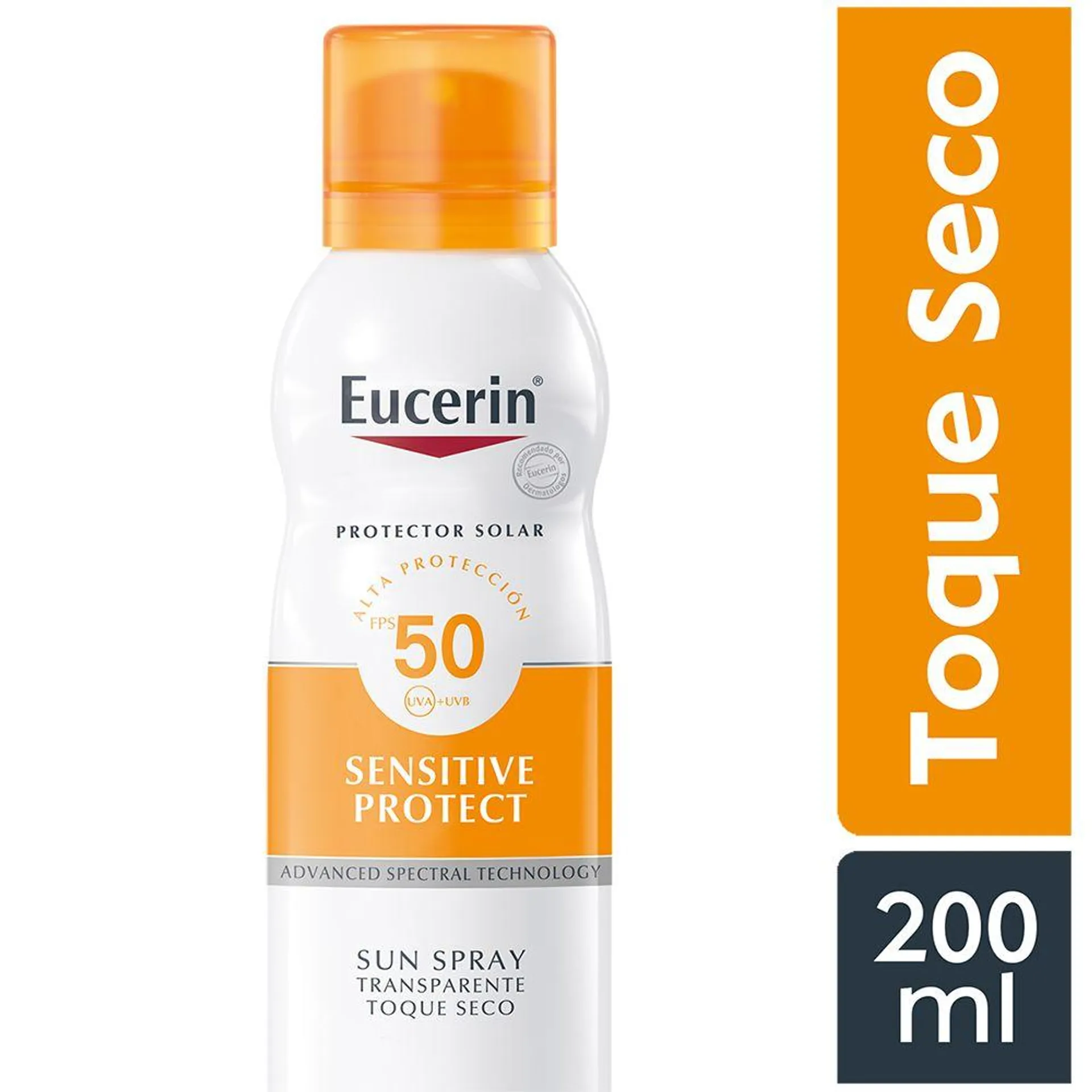 Eucerin Sun Spray Toque Seco F50+ - Frasco 200 ML