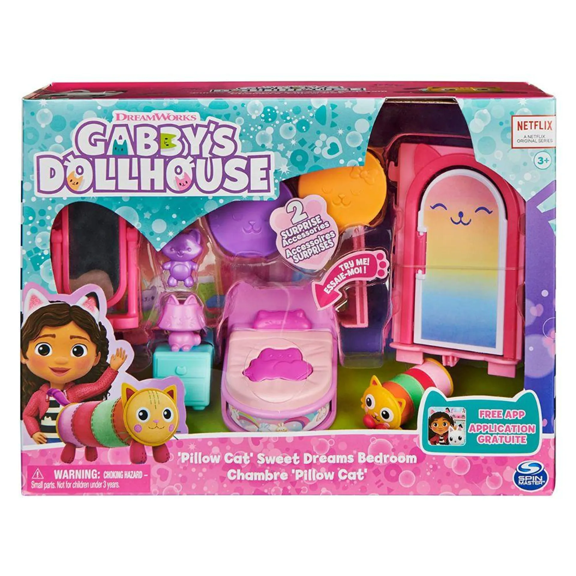 GABBY'S DOLLHOUSE SET DELUXE DORMITORIO