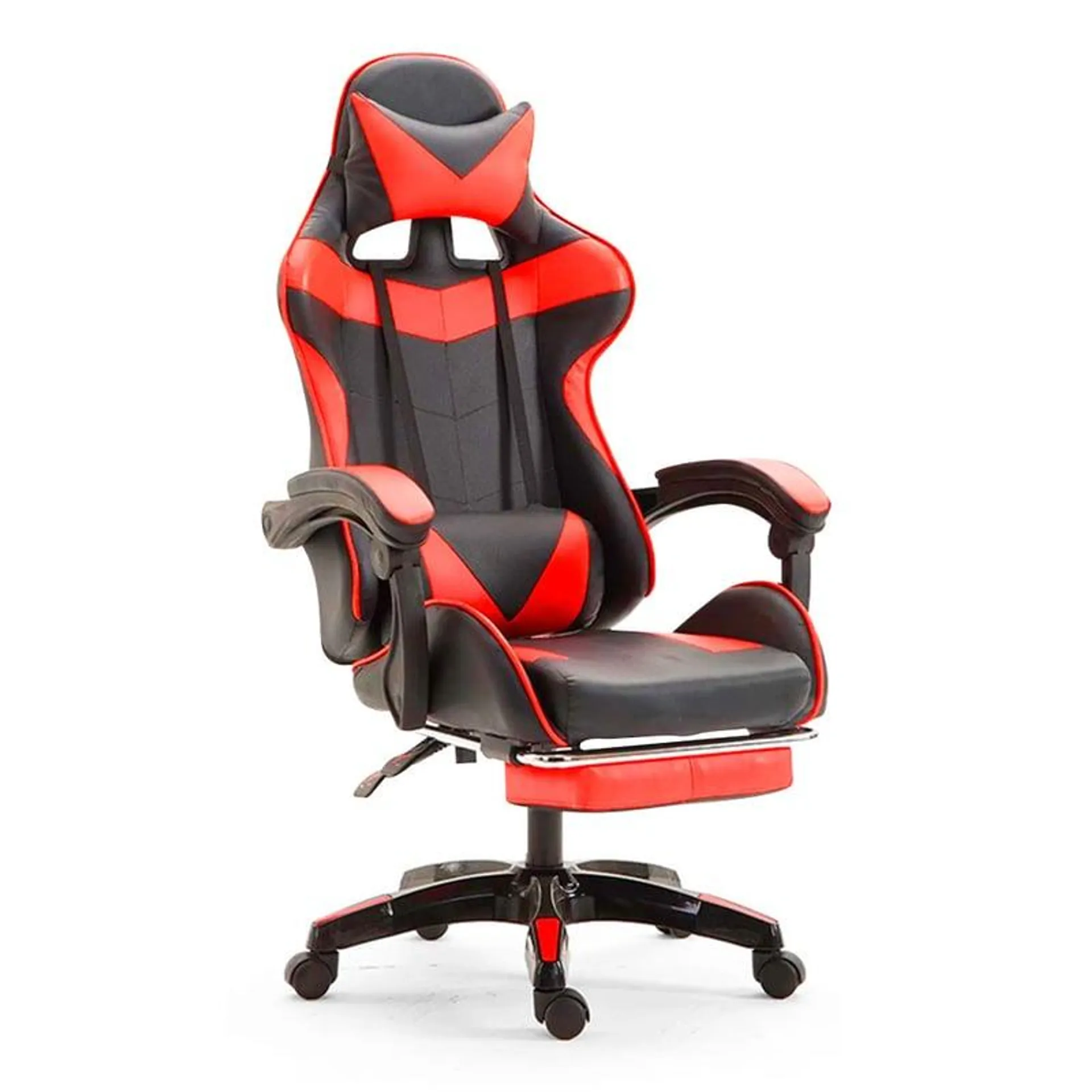 Silla Gamer Premium Pro - Negro Rojo