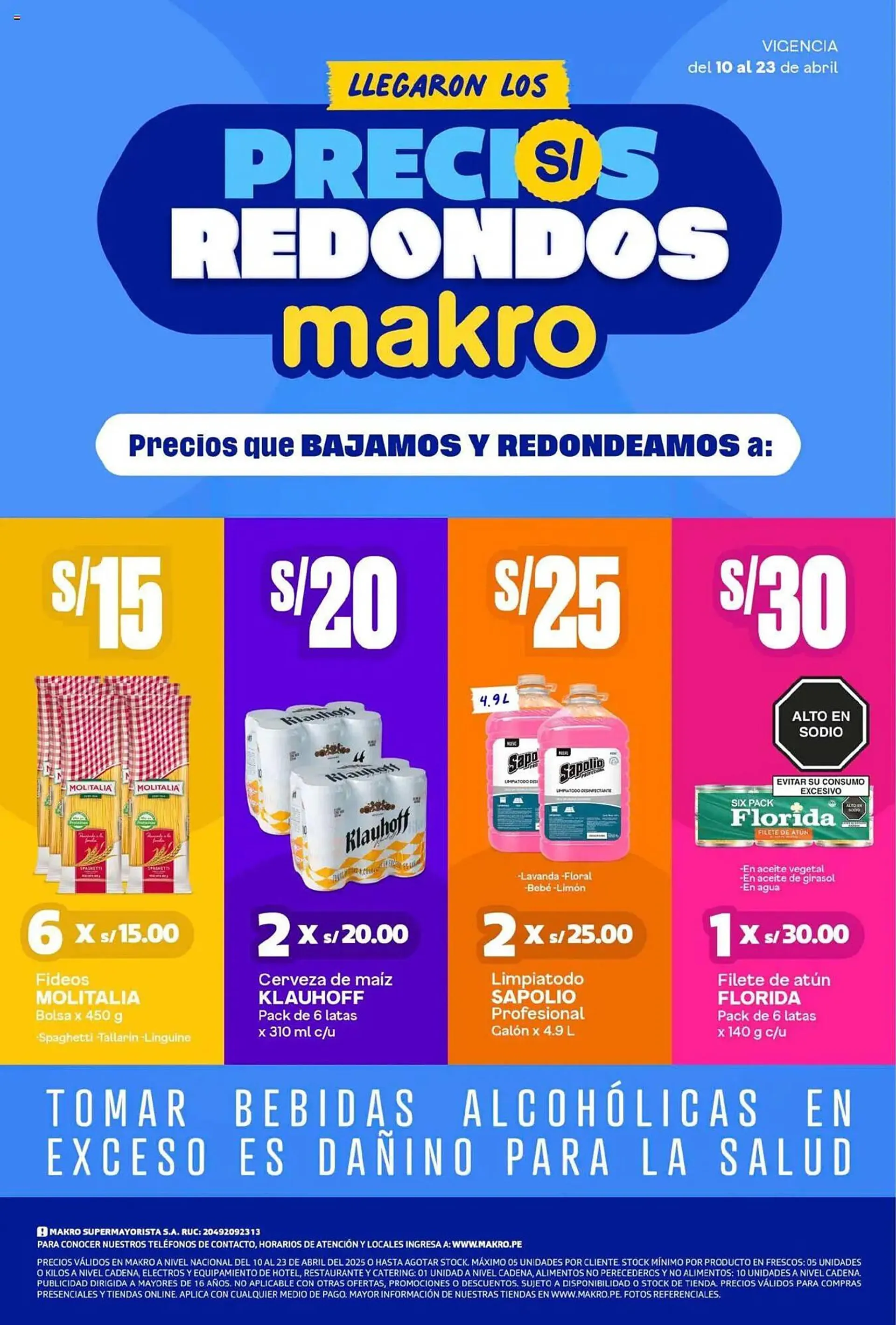 Catalogo de Catálogo Makro 10 de abril al 24 de abril 2025 - Pag 1
