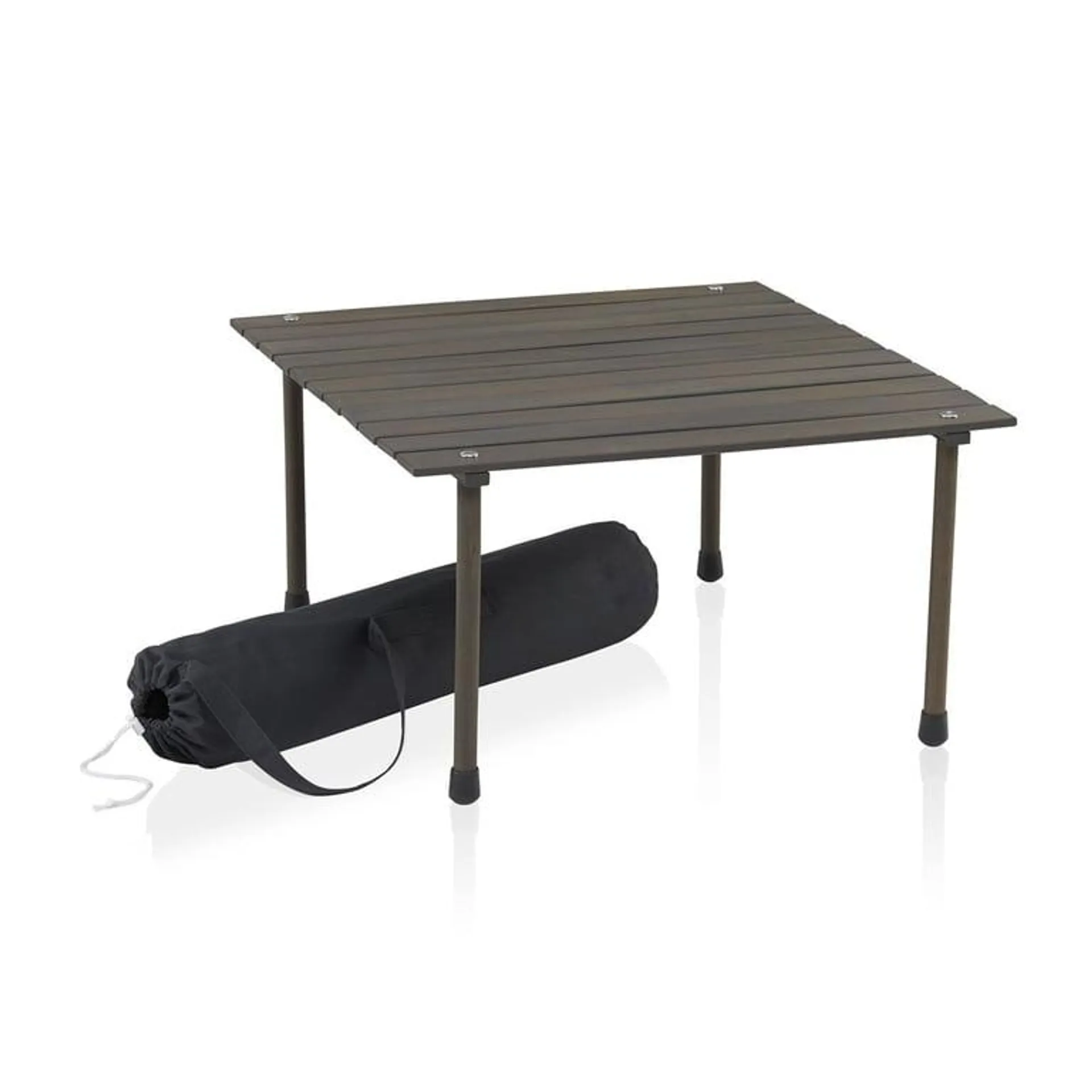 Mesa Plegable de Caoba de Terraza