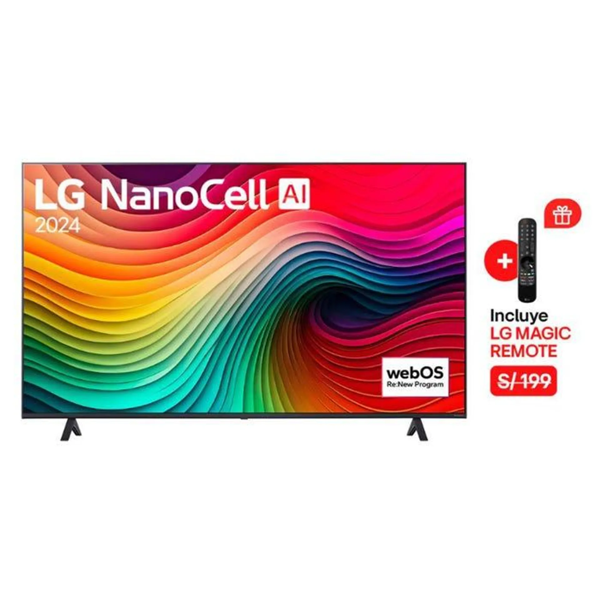 TV LG 70" Nanocell 4K ThinQ AI WebOS 70NANO80TSA