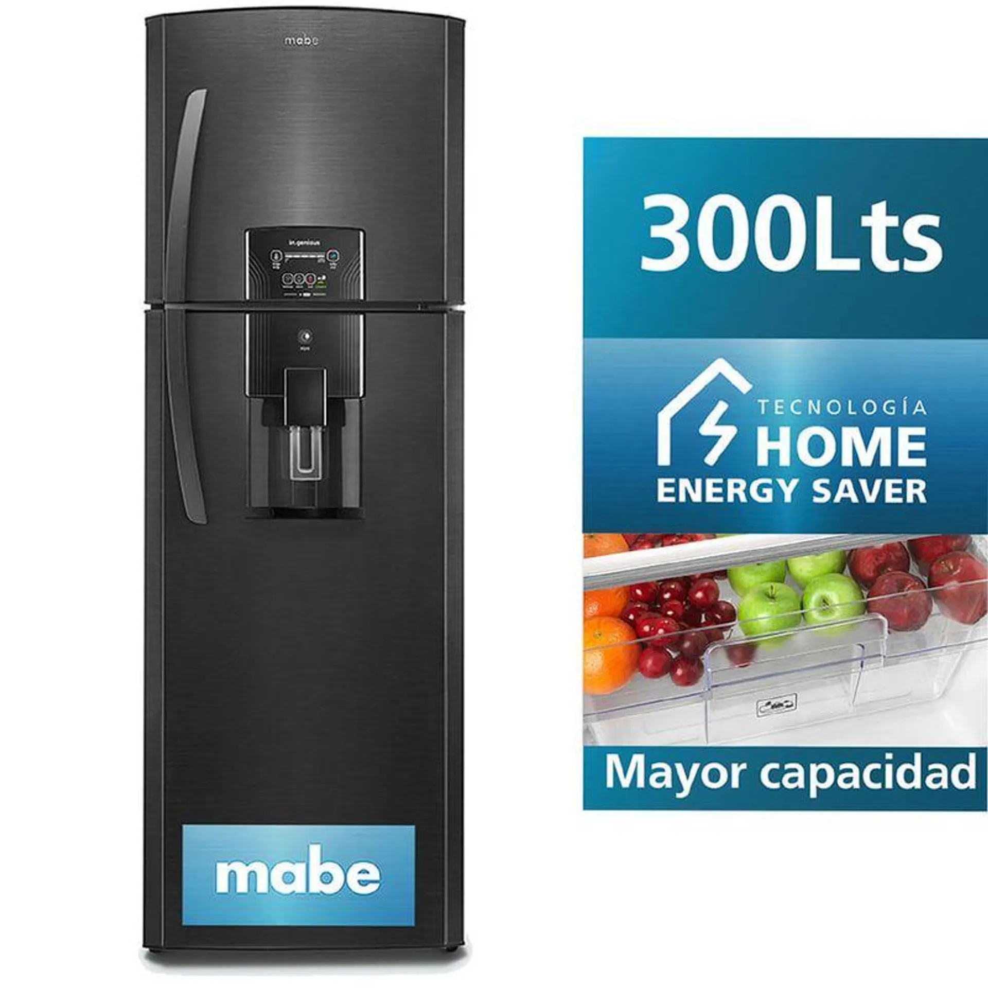 Refrigeradora Mabe RMA310FZPC 310L Black