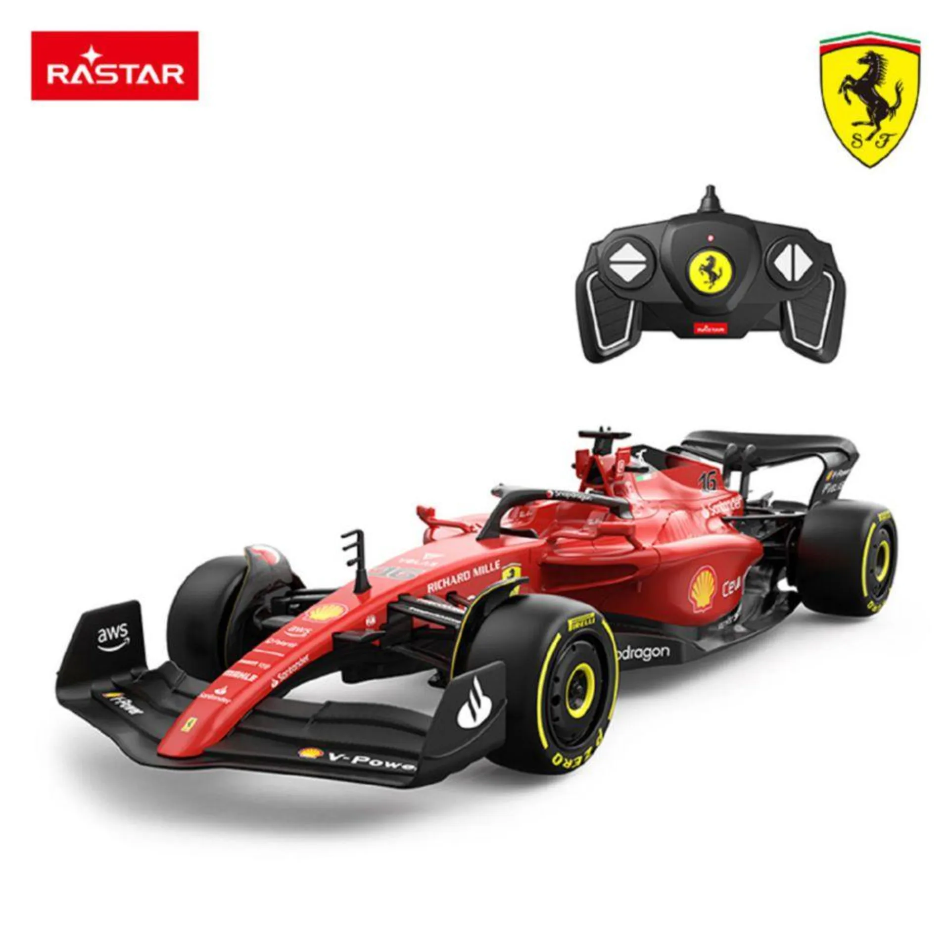 Carro A Control Remoto Rastar 1:18 Ferrari F1 75