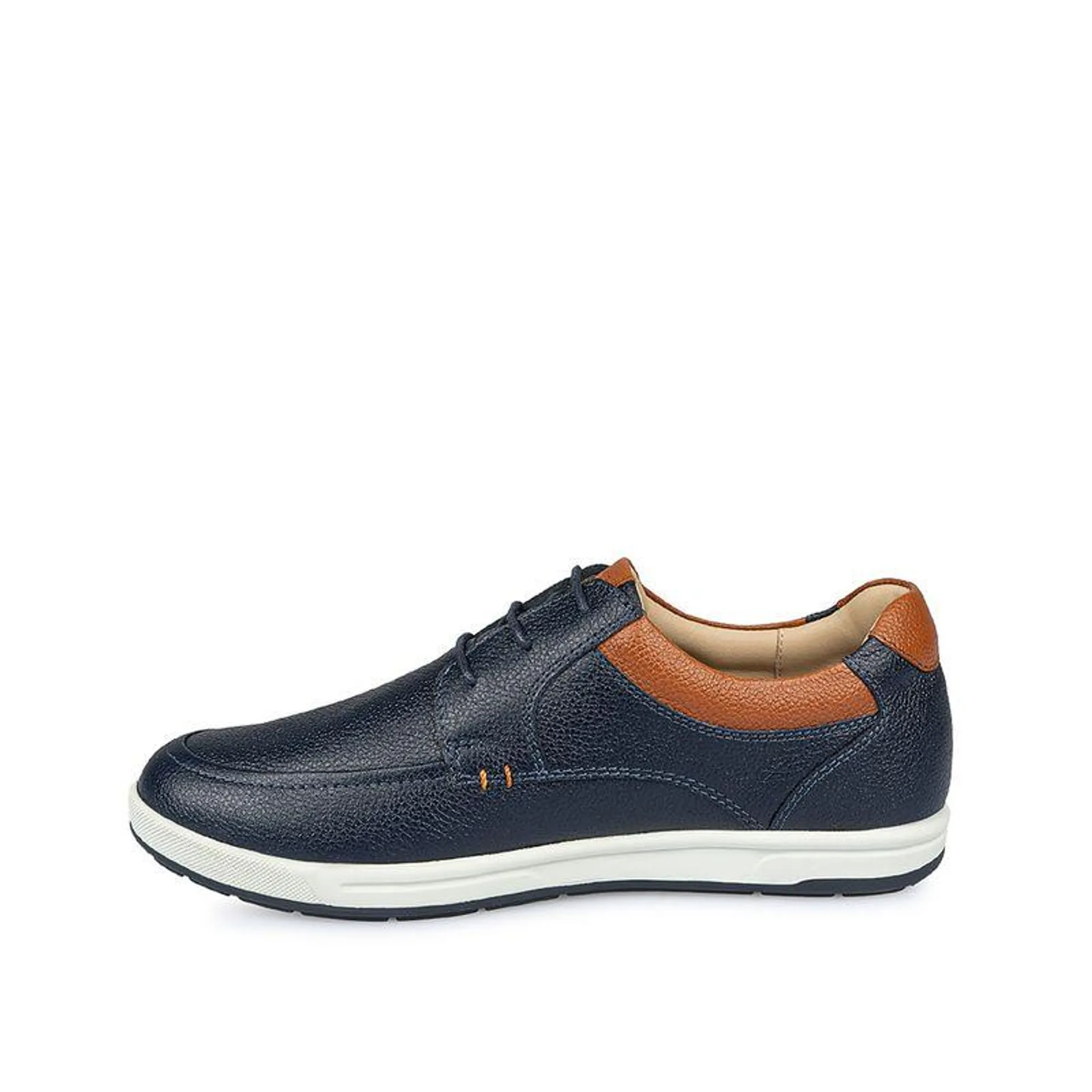 Zapato Derby Casual ANGEL-091 T Azul Rabbit Cuero