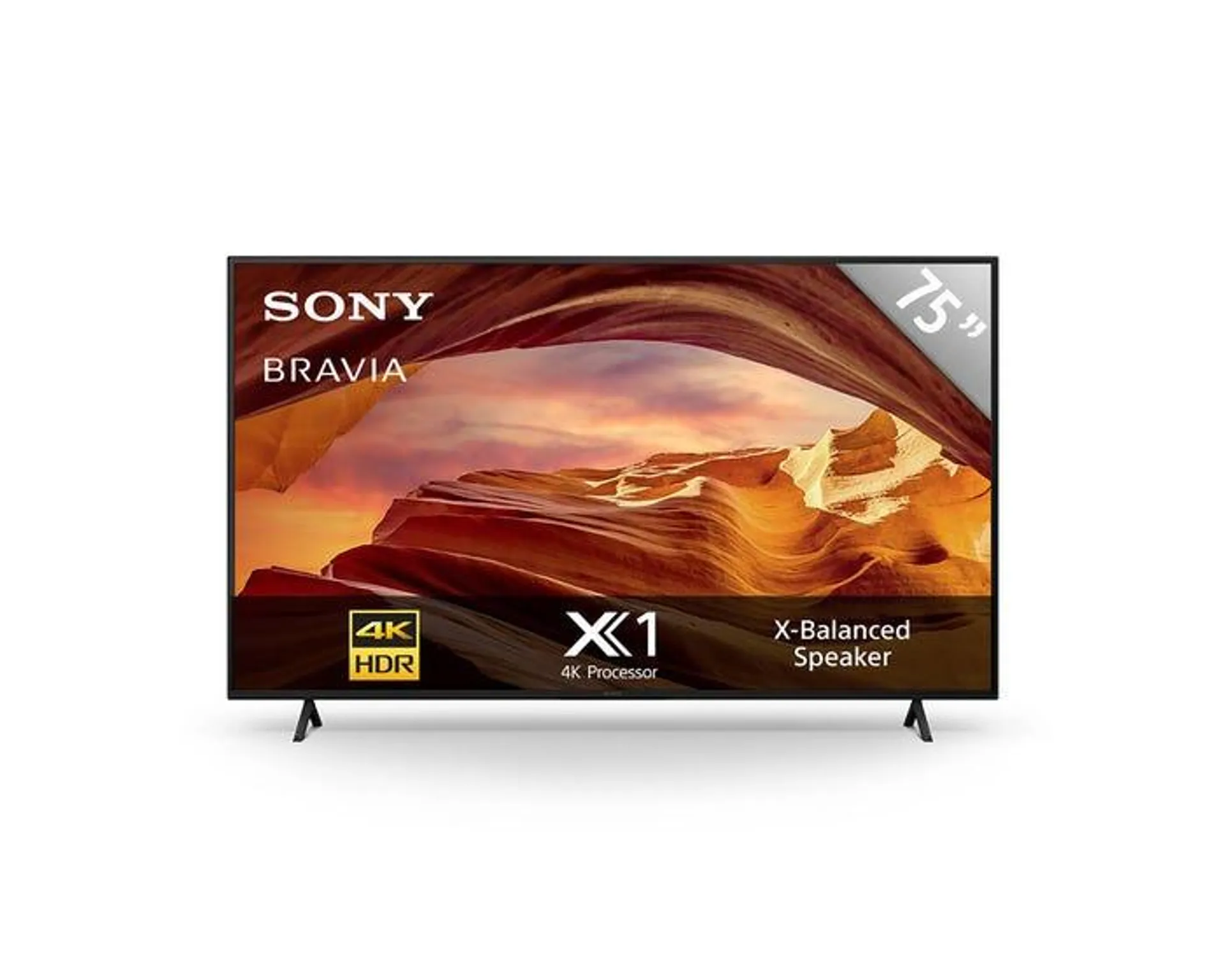 Televisor Sony LED 4K UHD Google TV Smart 75" KD-75X77L LA8