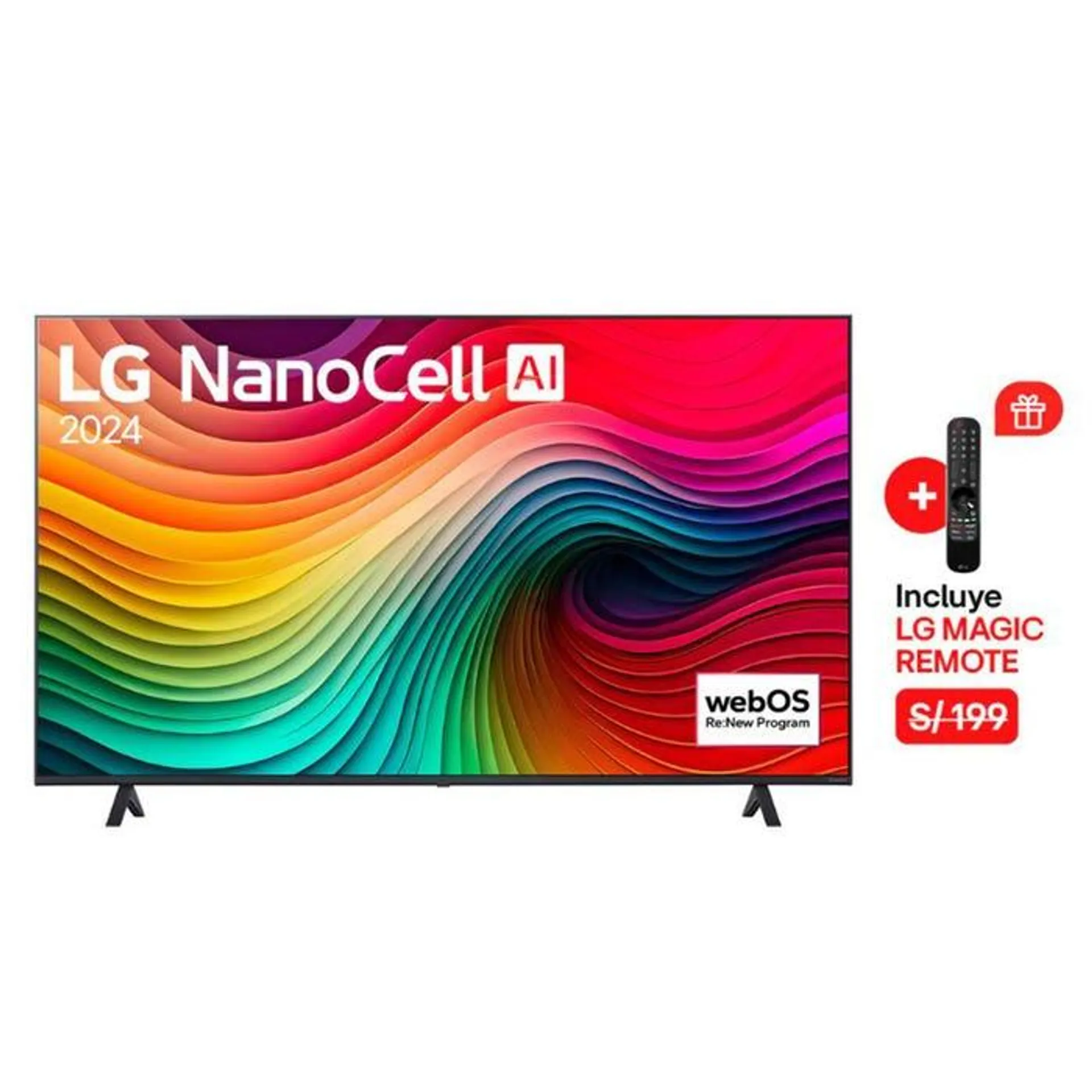 TV LG 50" Nanocell 4K ThinQ AI WebOS 50NANO80TSA