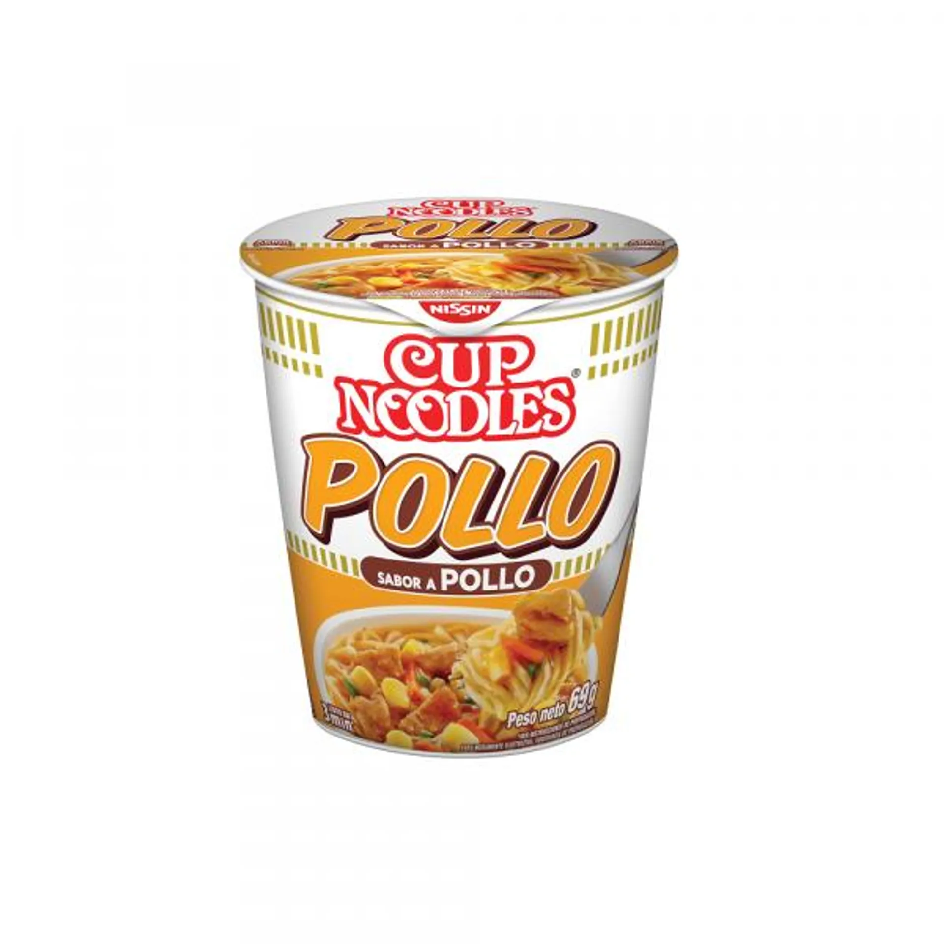 Sopa Instántanea Nissin-Cup Noodles sabor a pollo vaso 69g