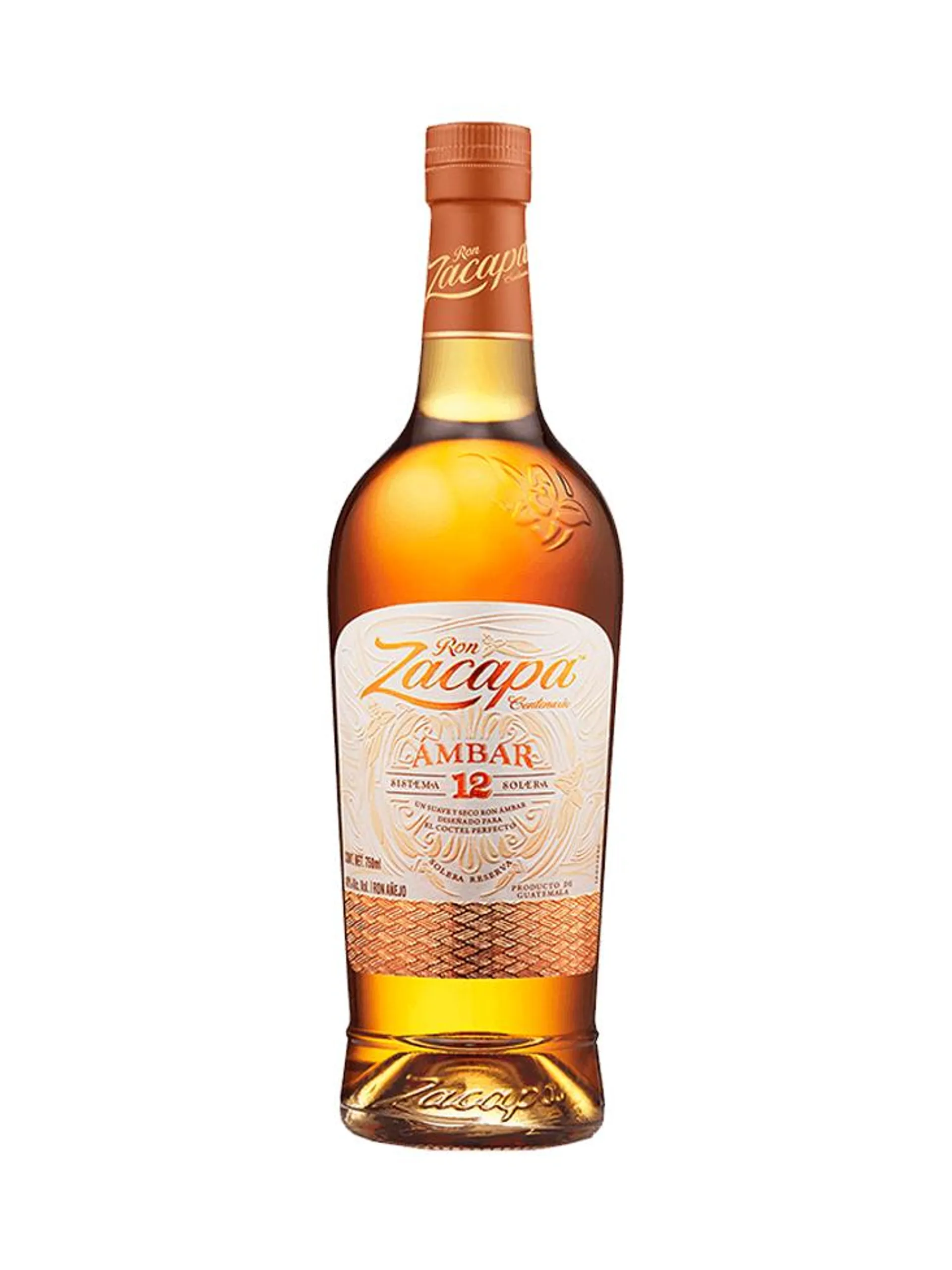 RON ZACAPA AMBAR 12 AÑOS 750ML