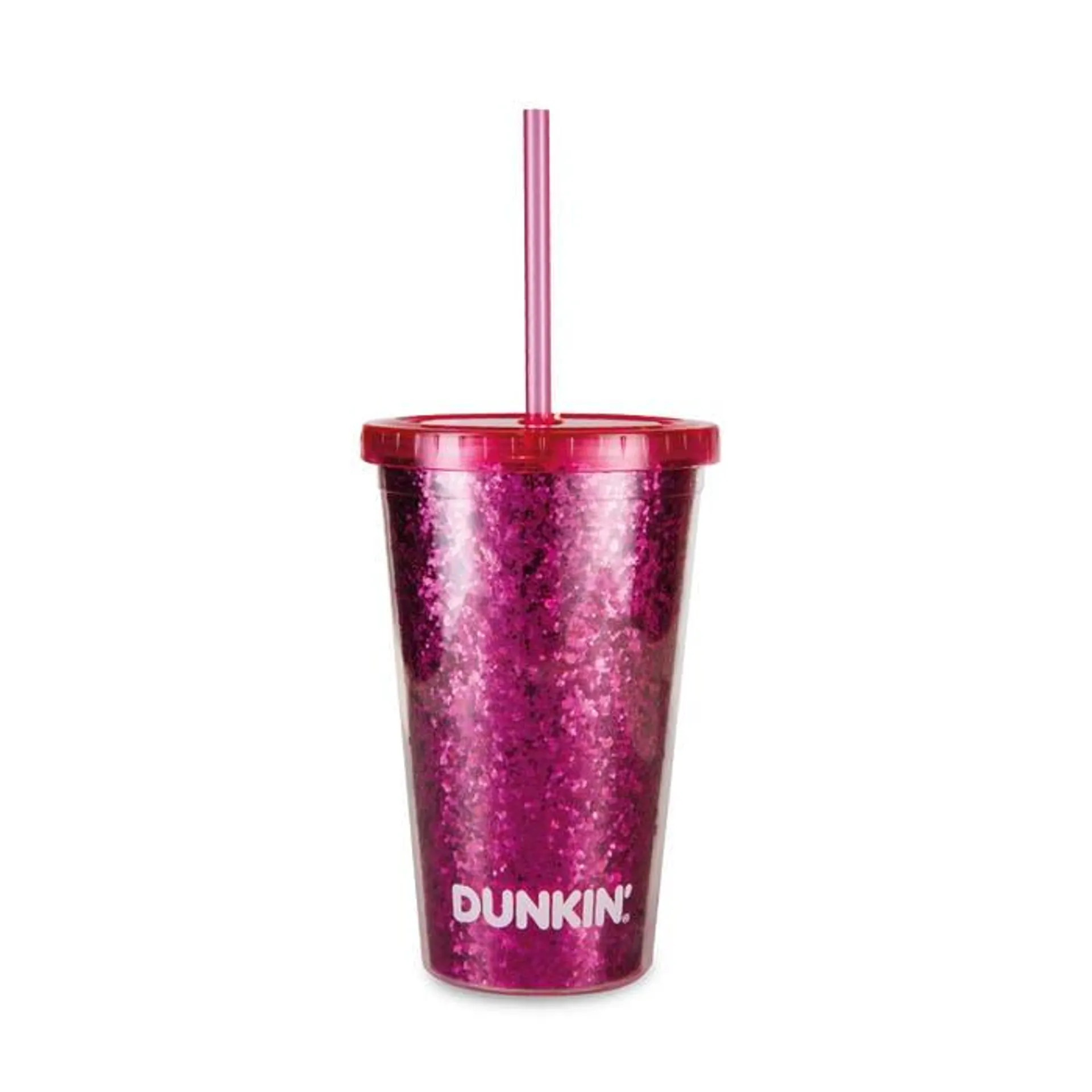 Vaso Escarchado Dunkin' Fucsia