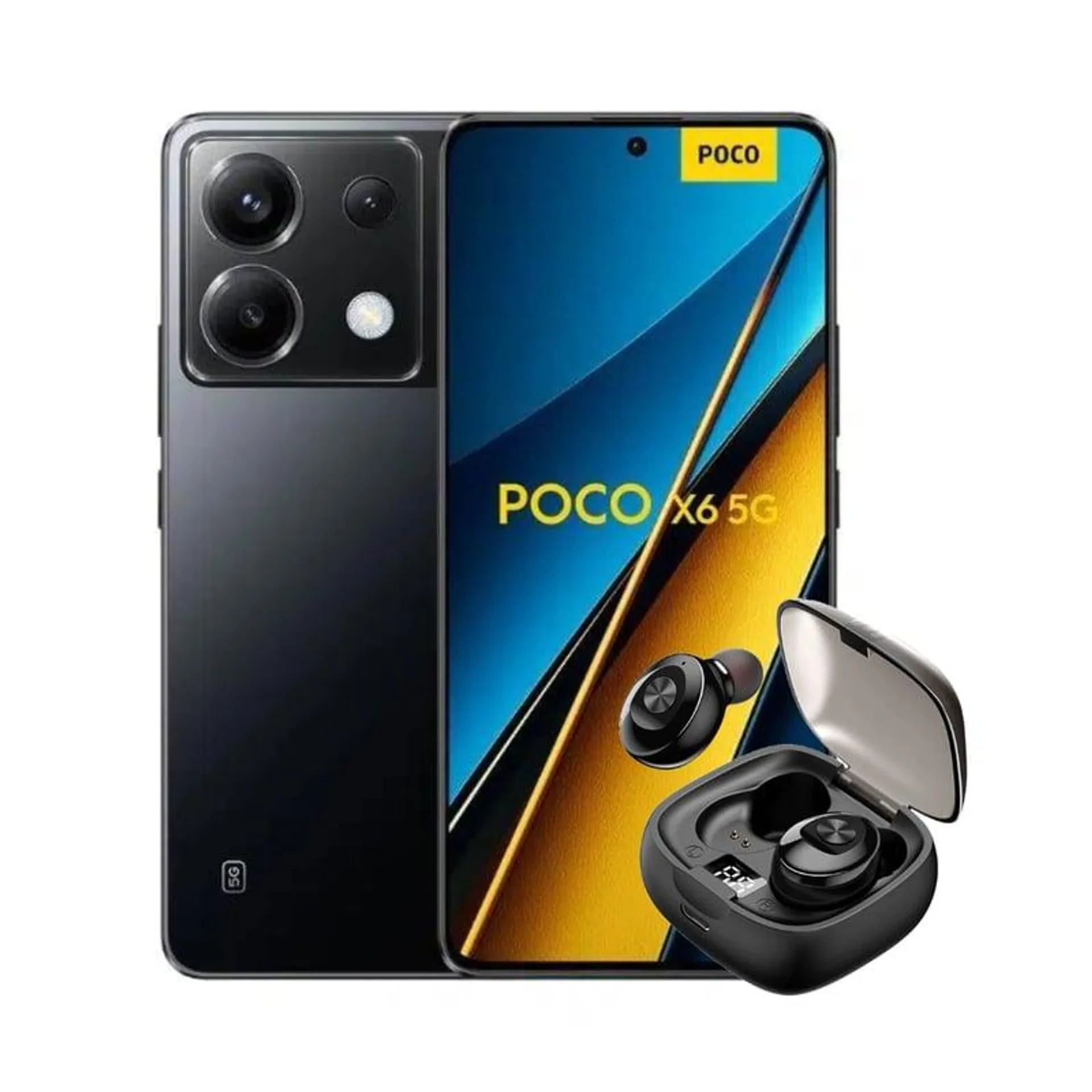 Xiaomi Poco X6 5G 256gb 8gb Ram Dual Sim NEGRO + AUDIFONOS