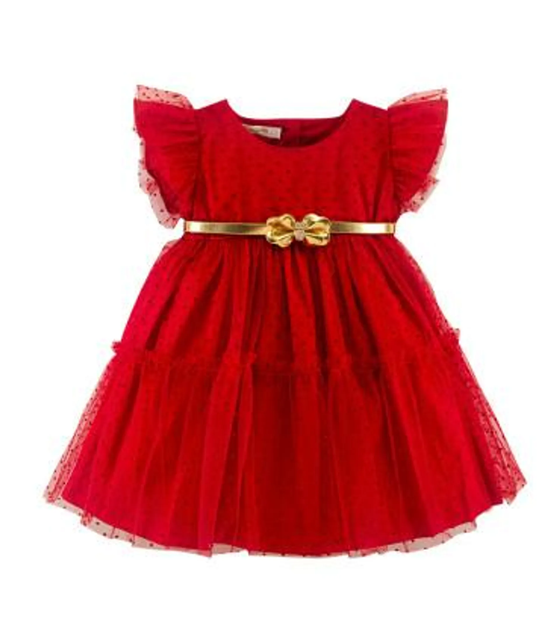 Vestido Rojo de Tul | Colección Santorini