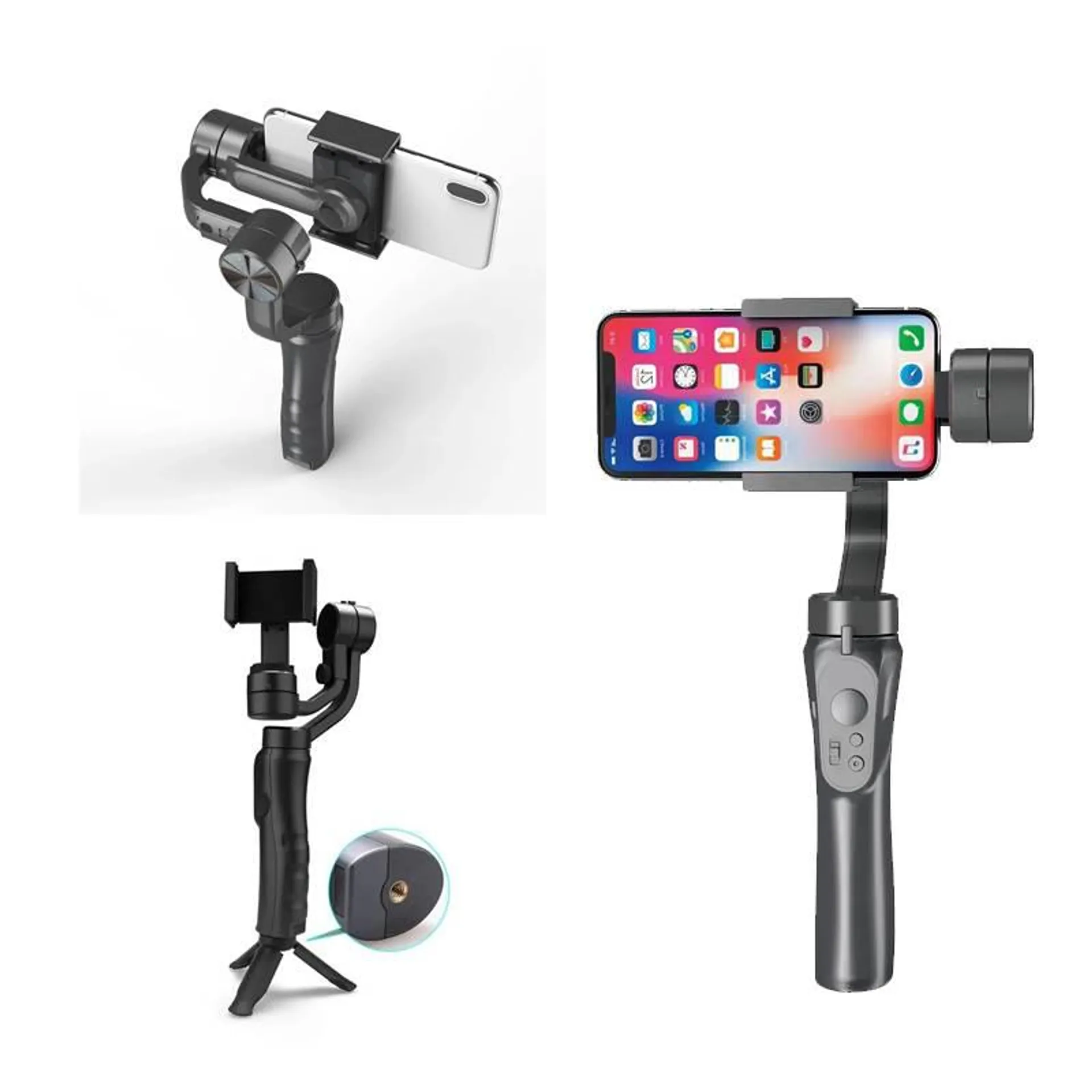 ESTABILIZADOR DE CELULAR GIMBAL 3-AXIS TH-H4