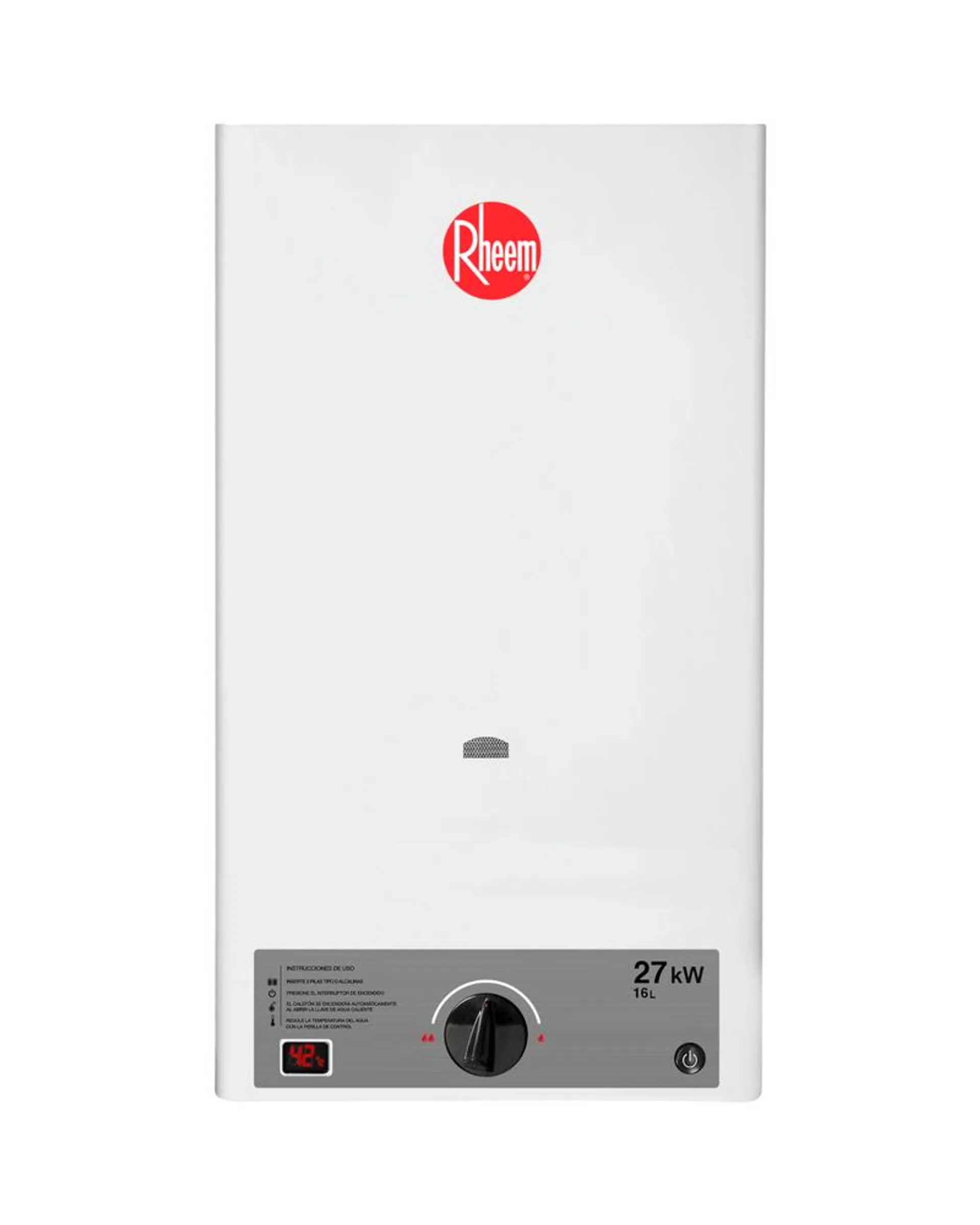 Rheem - Calefón gas BEYON 16 2EV | Blanco