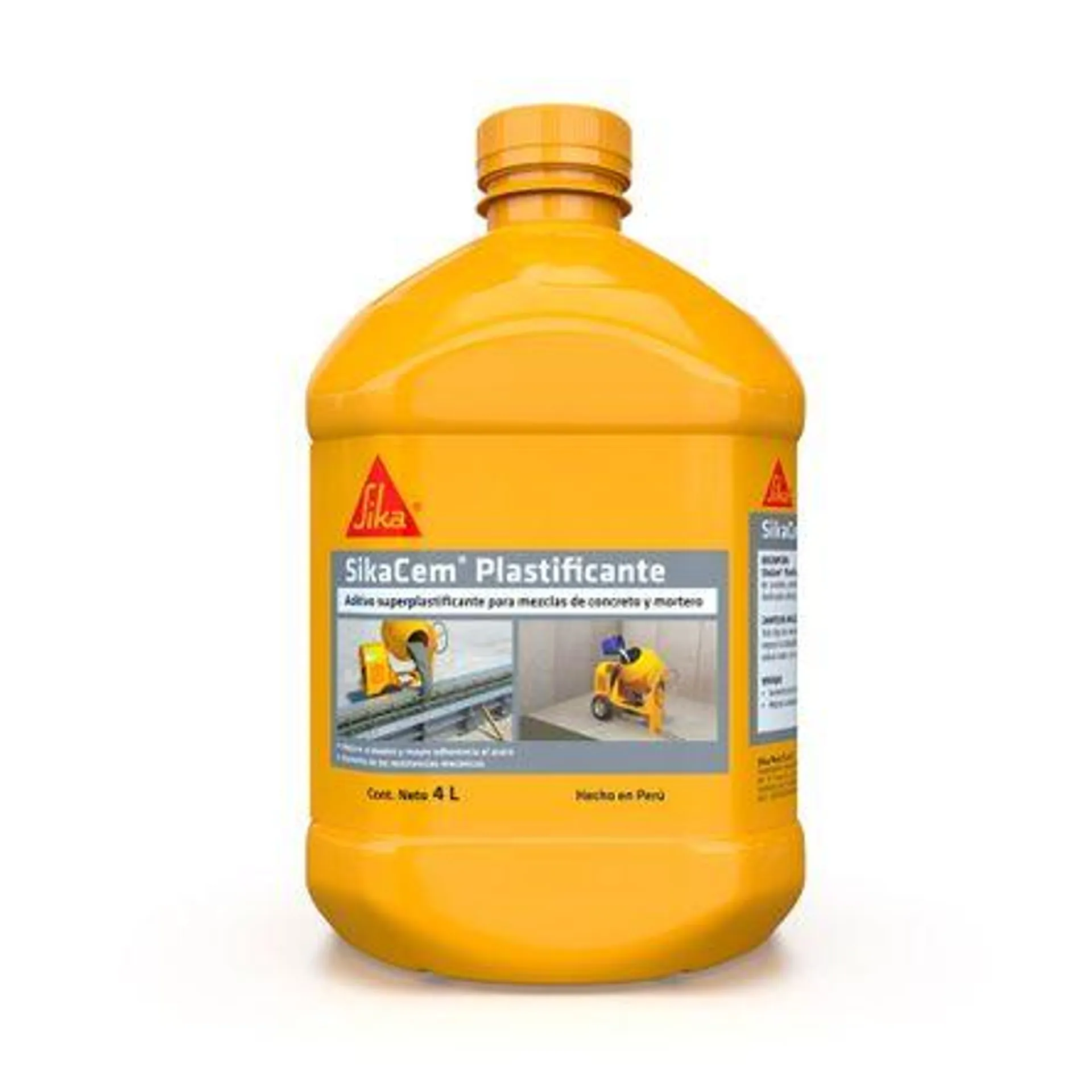 Aditivo superplastificante para mezcla de concreto Sika Cem 4L