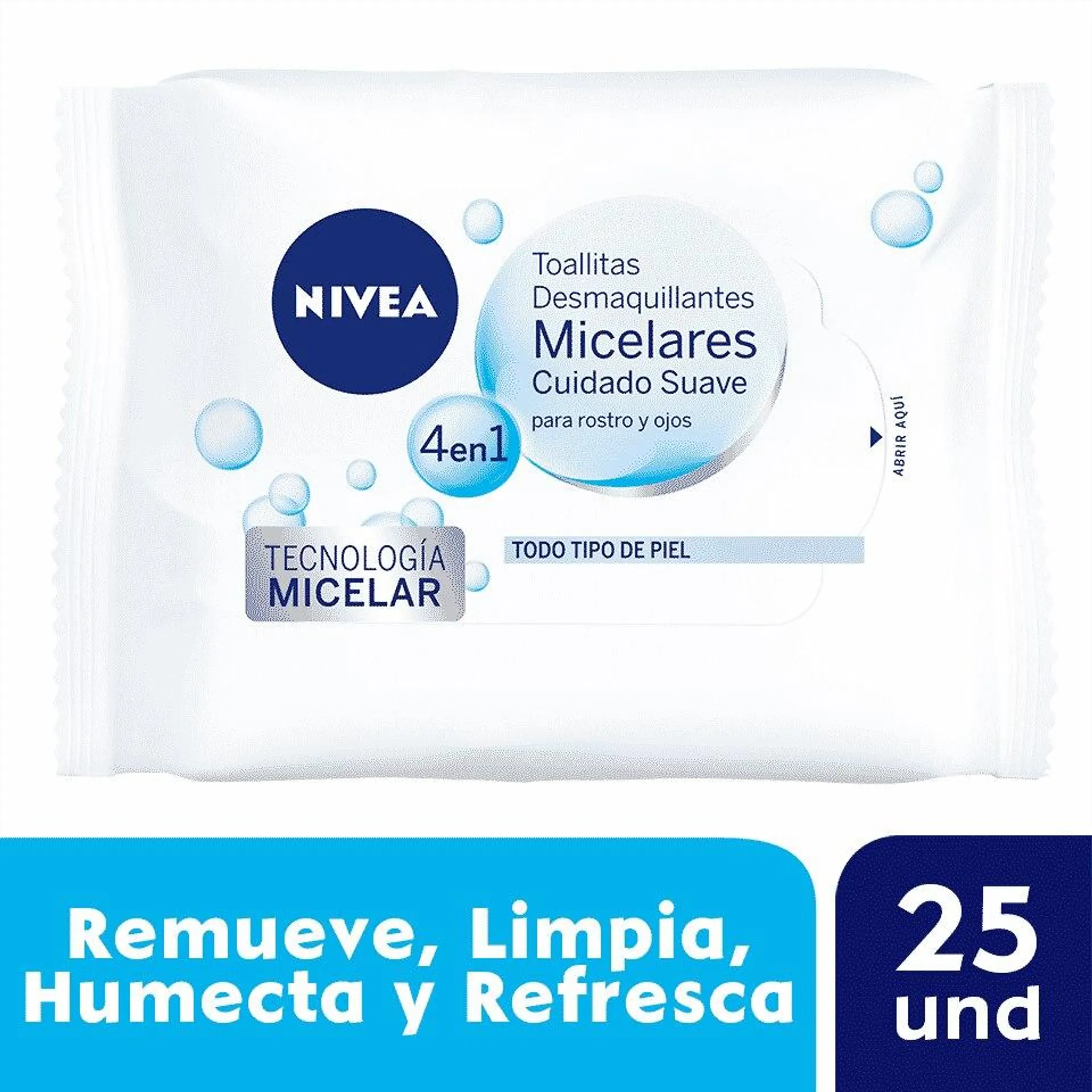 Nivea Toallitas Desmaquillantes Micelares x 25 Unidades