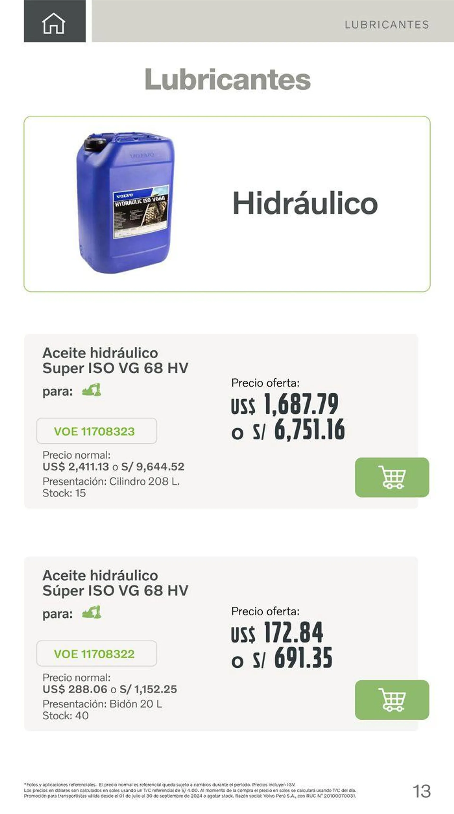 Promociones de repuestos, filtros y lubricantes !! - 13