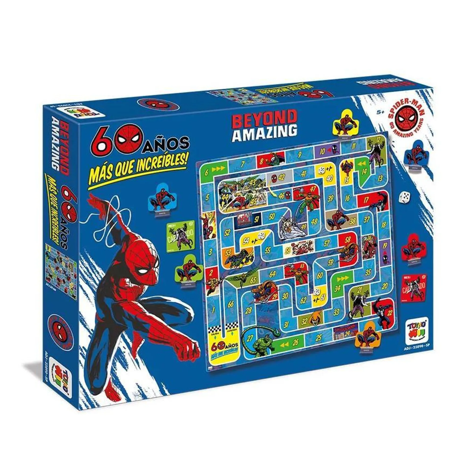 Juego De Mesa Marvel Spiderman Camino 60 Aniversario