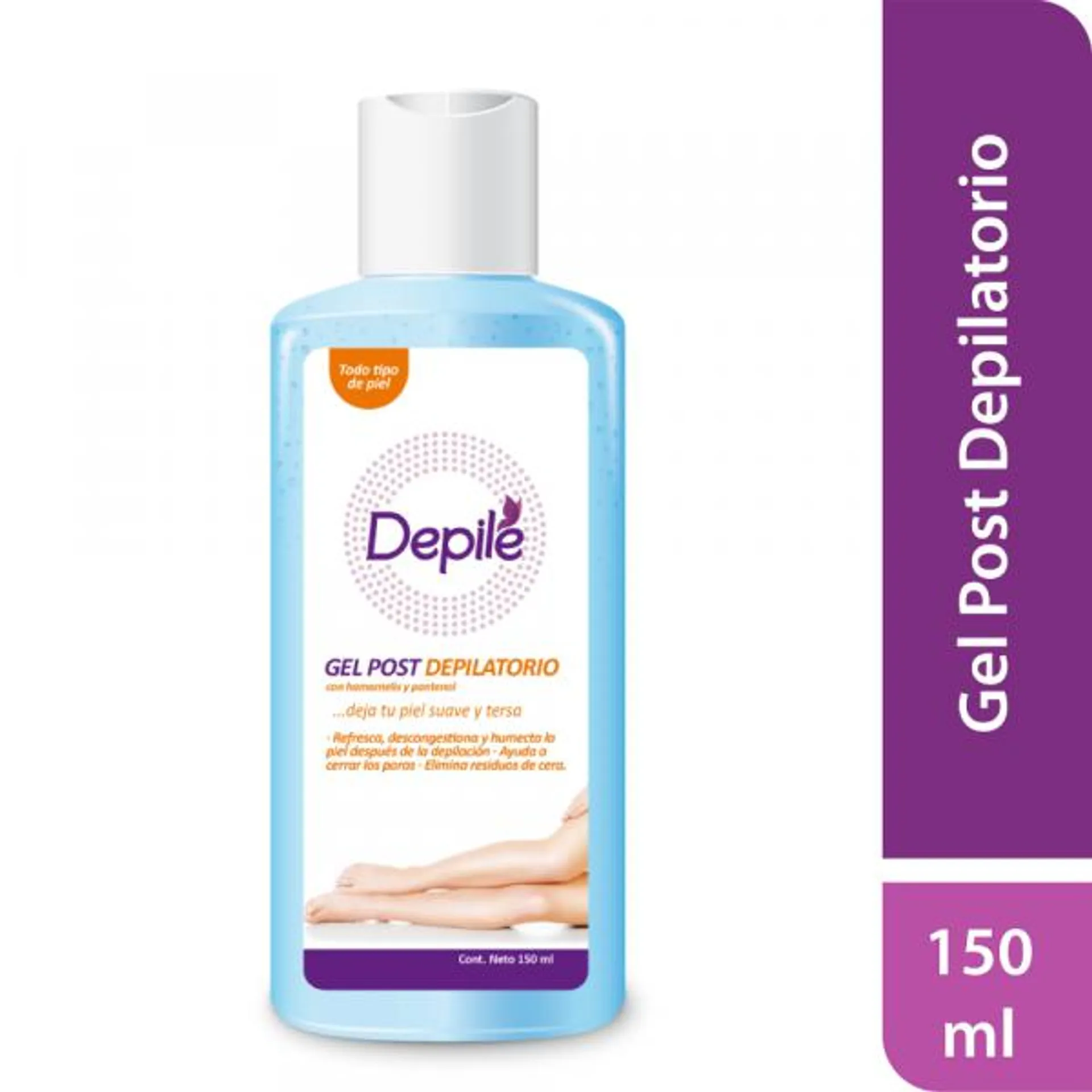 Gel Post Depilatorio DEPILÉ Frasco 150 ml