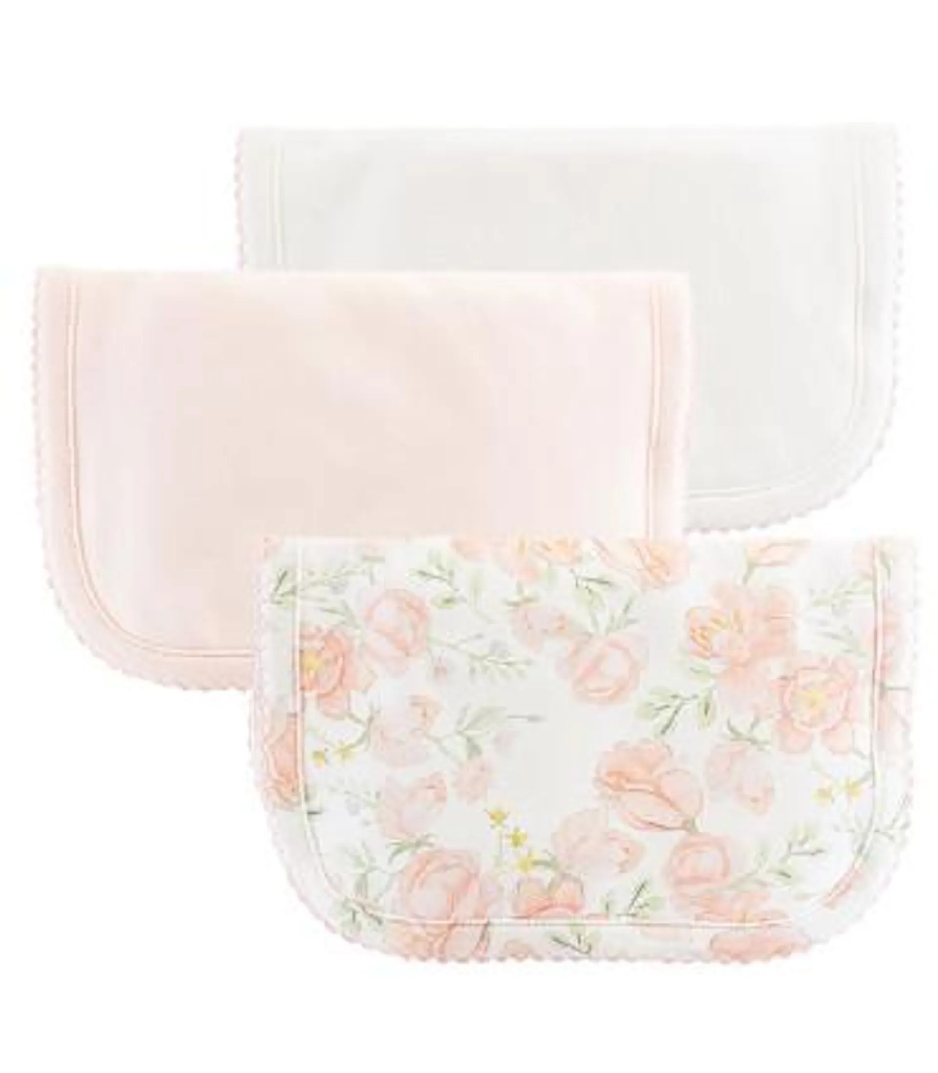 Pack de 3 babitas de 100% Algodón Pima | Colección Pastel Floral