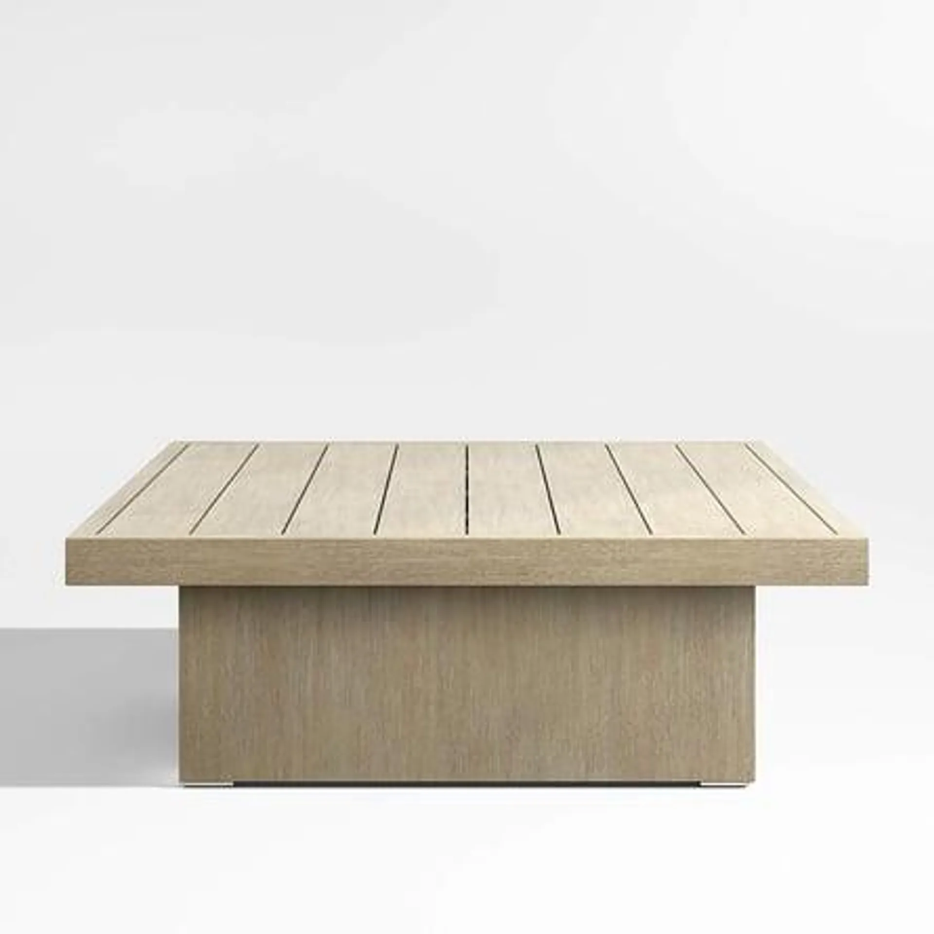 Mesa De Centro Para Exterior De Madera Mallorca 107cm