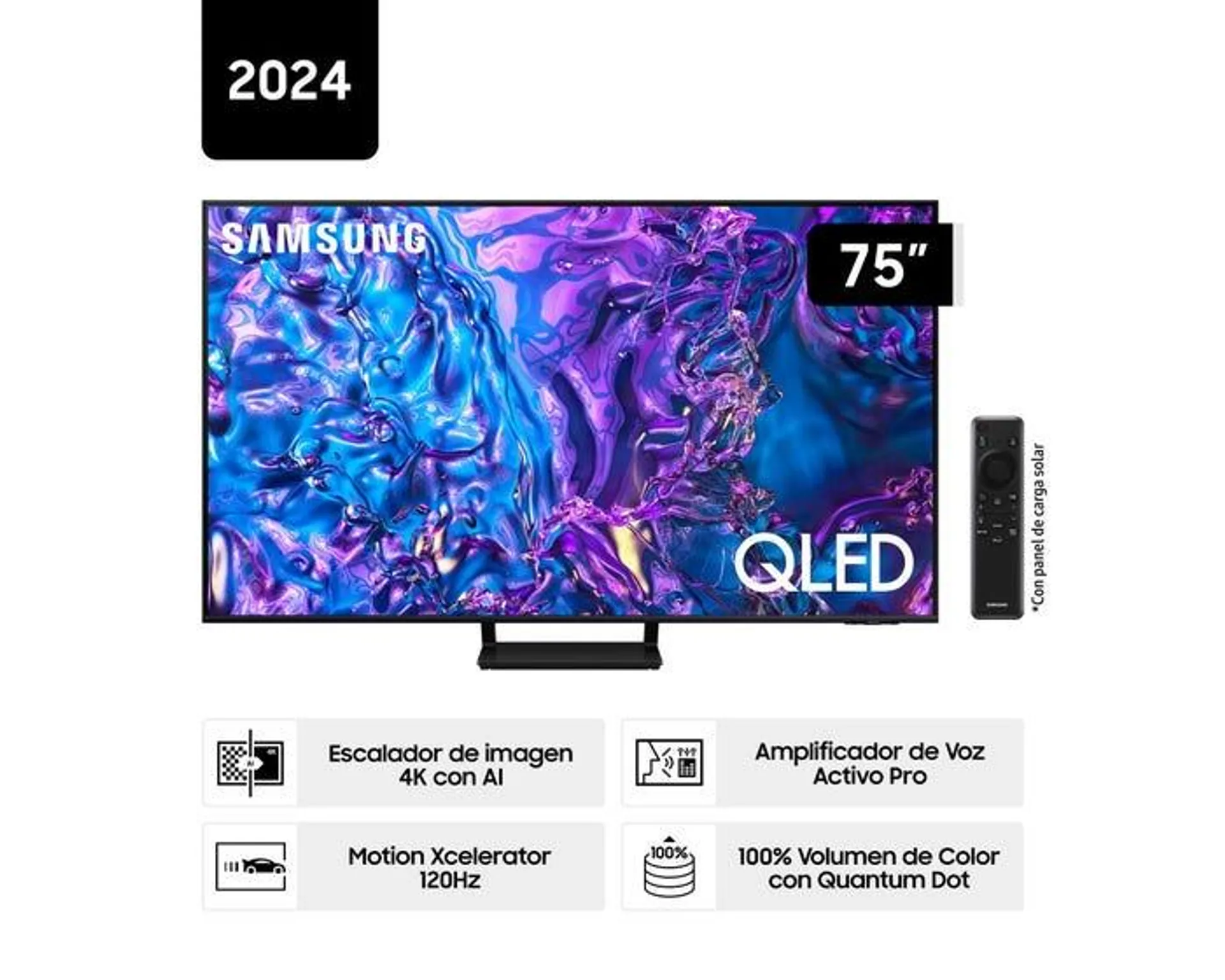 Televisor Samsung Smart TV 75" 4K QLED QN75Q70DAGXPE