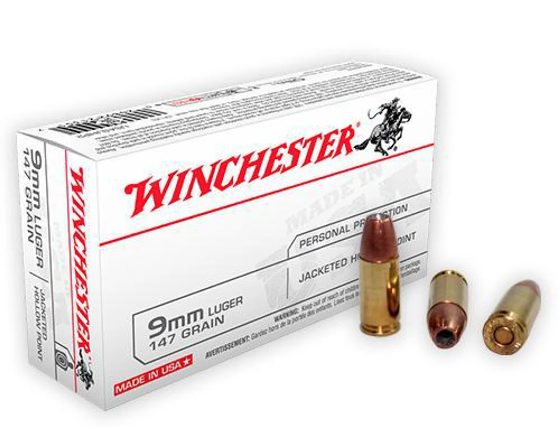 Caja de Cartuchos WINCHESTER USA9JHP2 9mm Luger