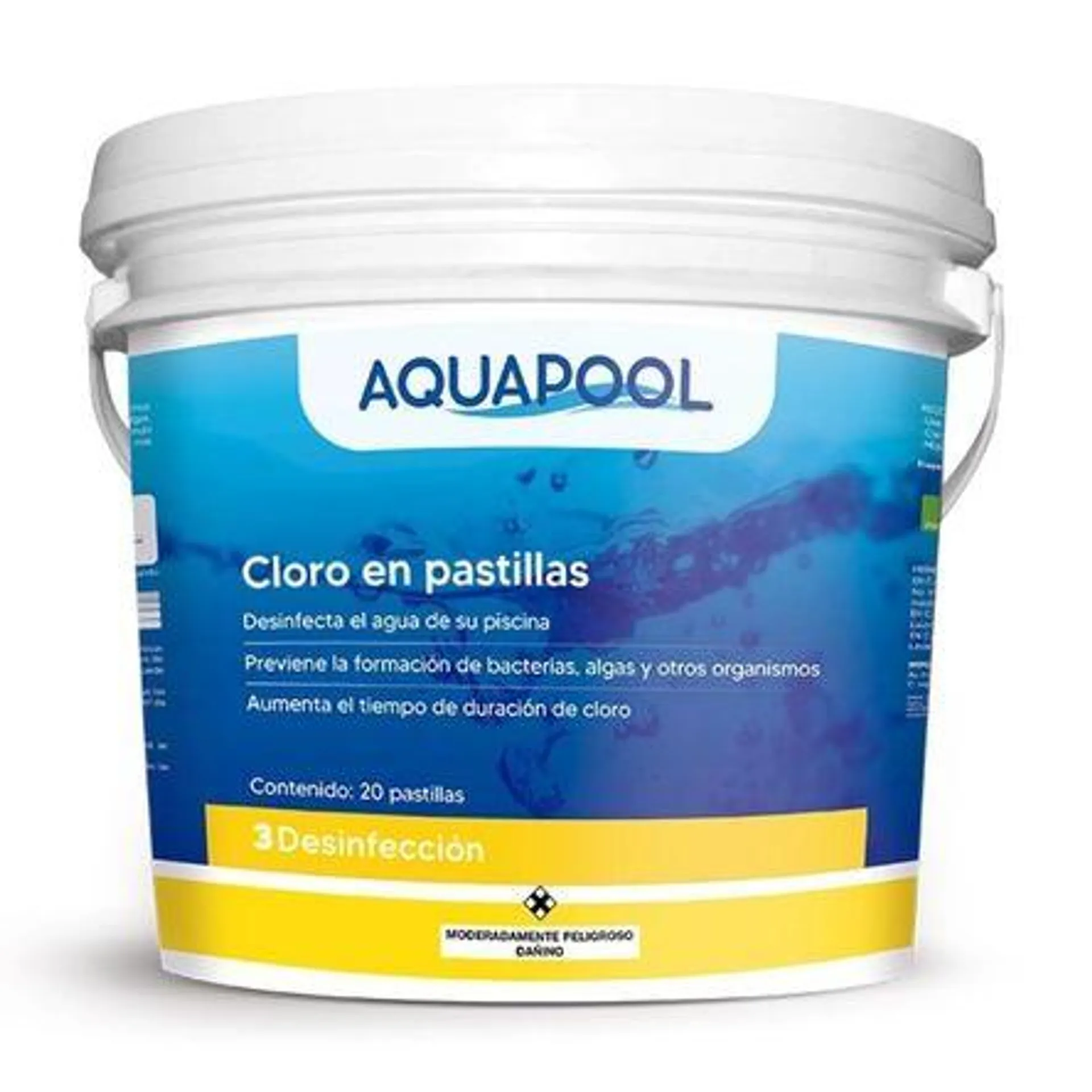 Cloro en pastilla 4kg Aquapool