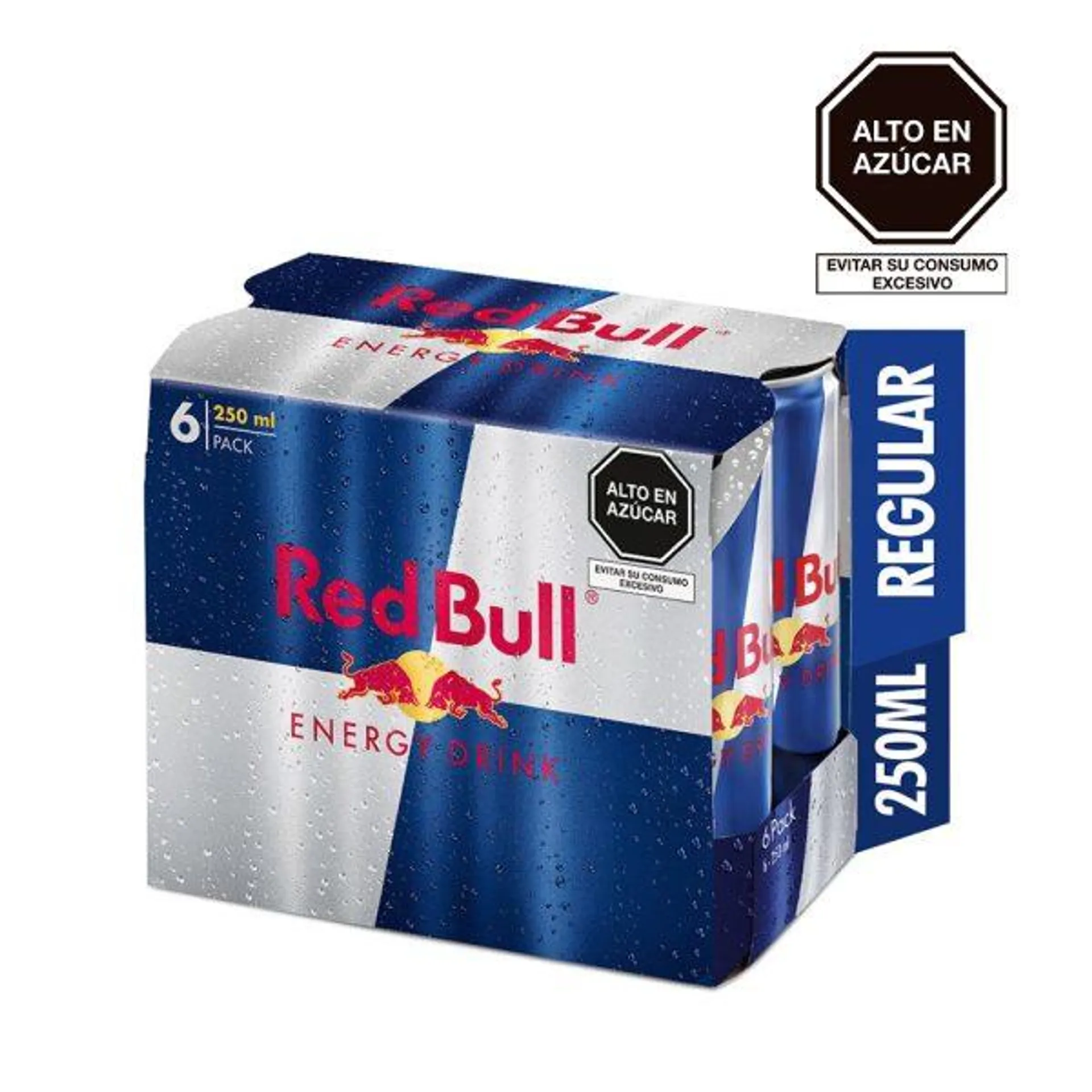 Bebida Energizante Red Bull Regular Pack x 06 latas x 250ml