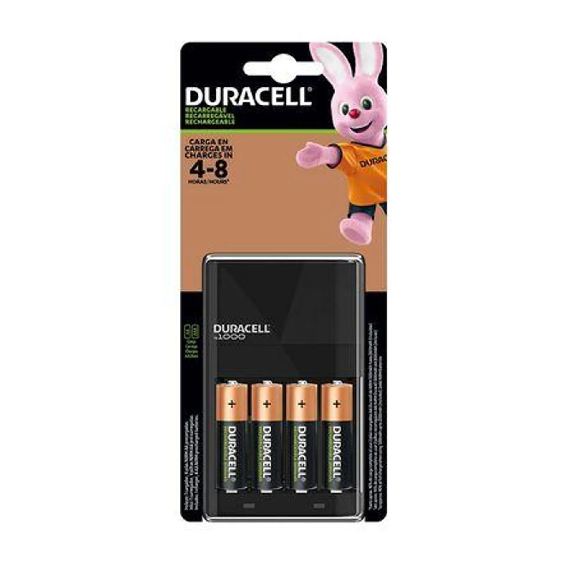 Cargador recargable Duracell