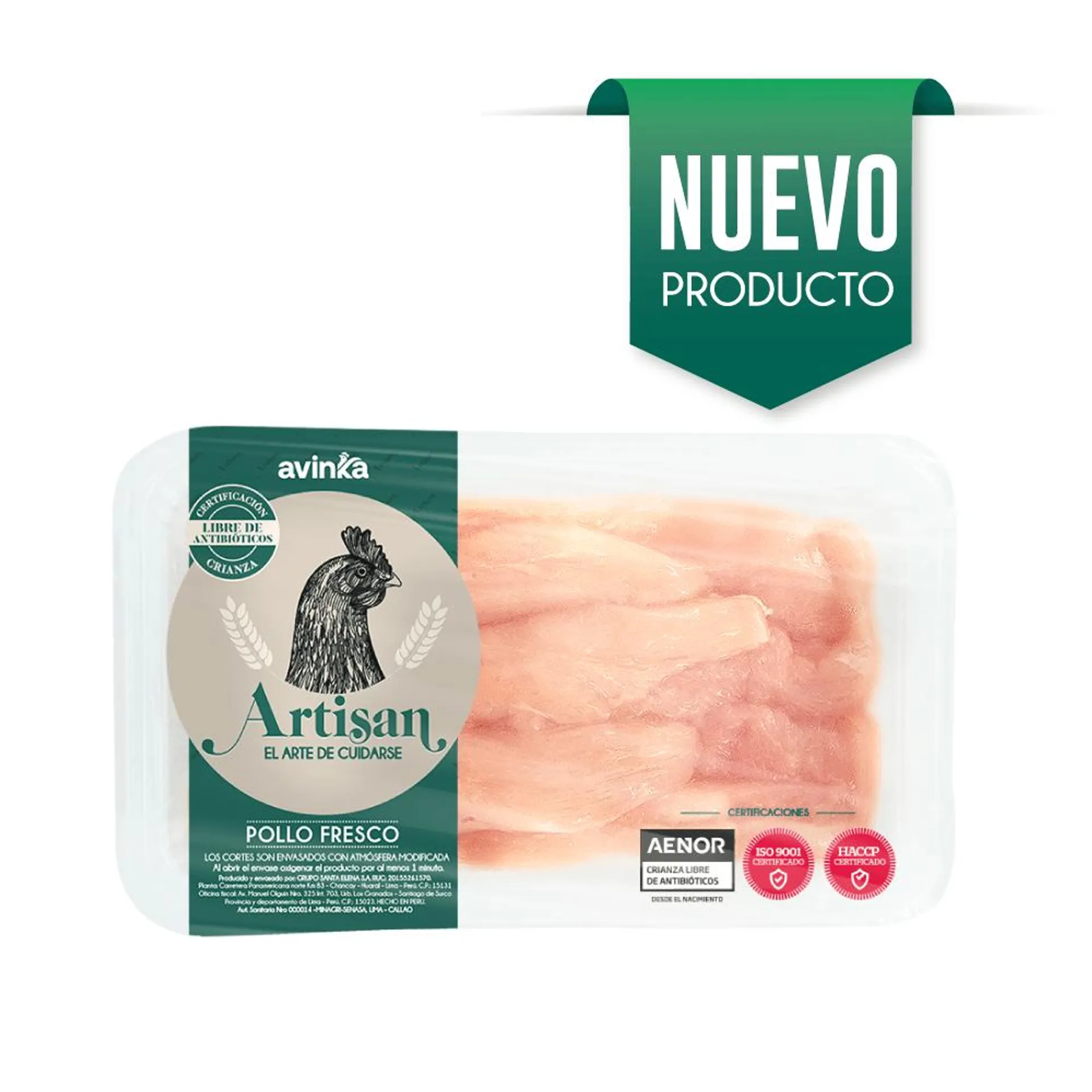 Tiras de pechuga Artisan x 450gr