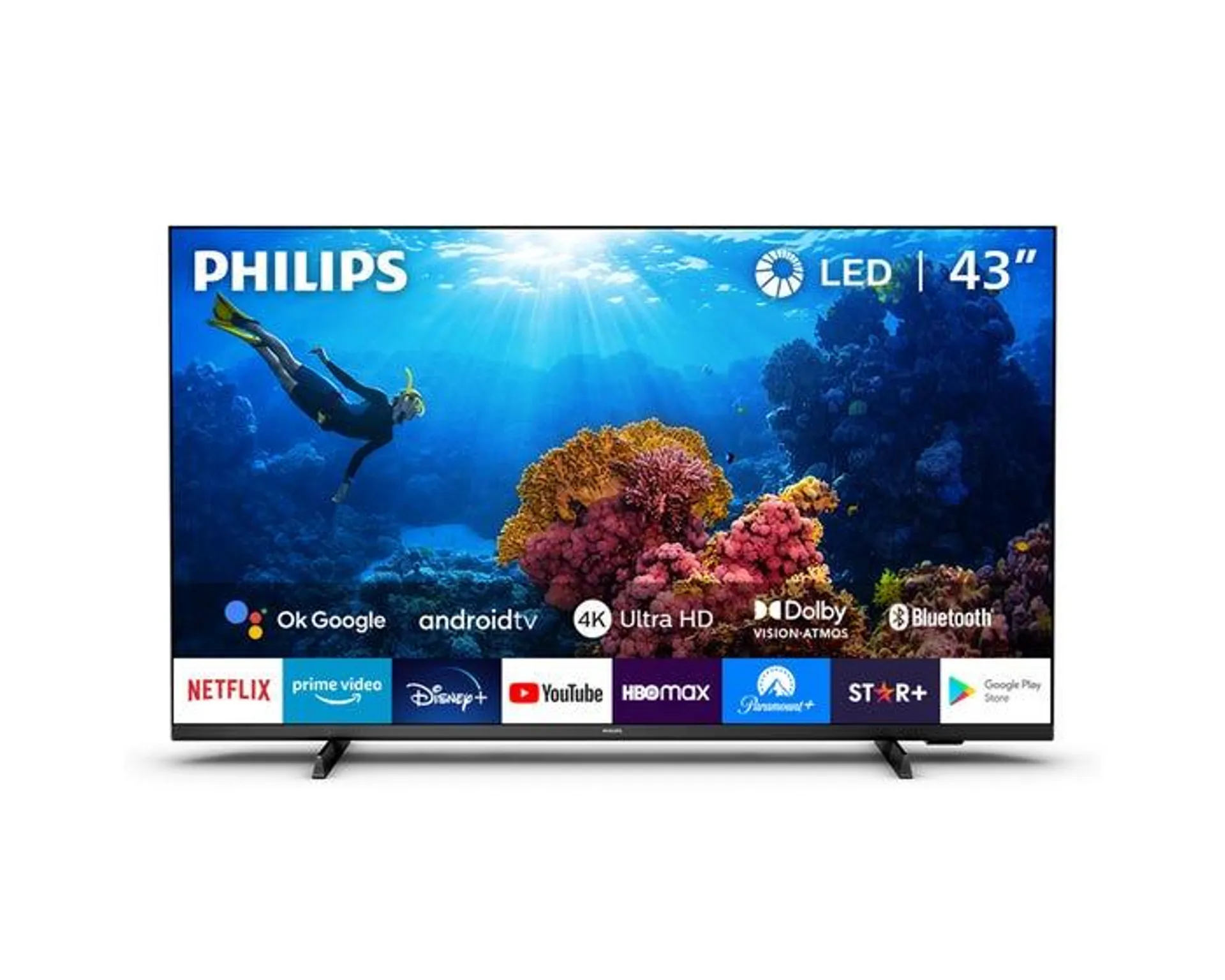 Televisor Philips LED 4K UHD Smart 43" 43PUD7406