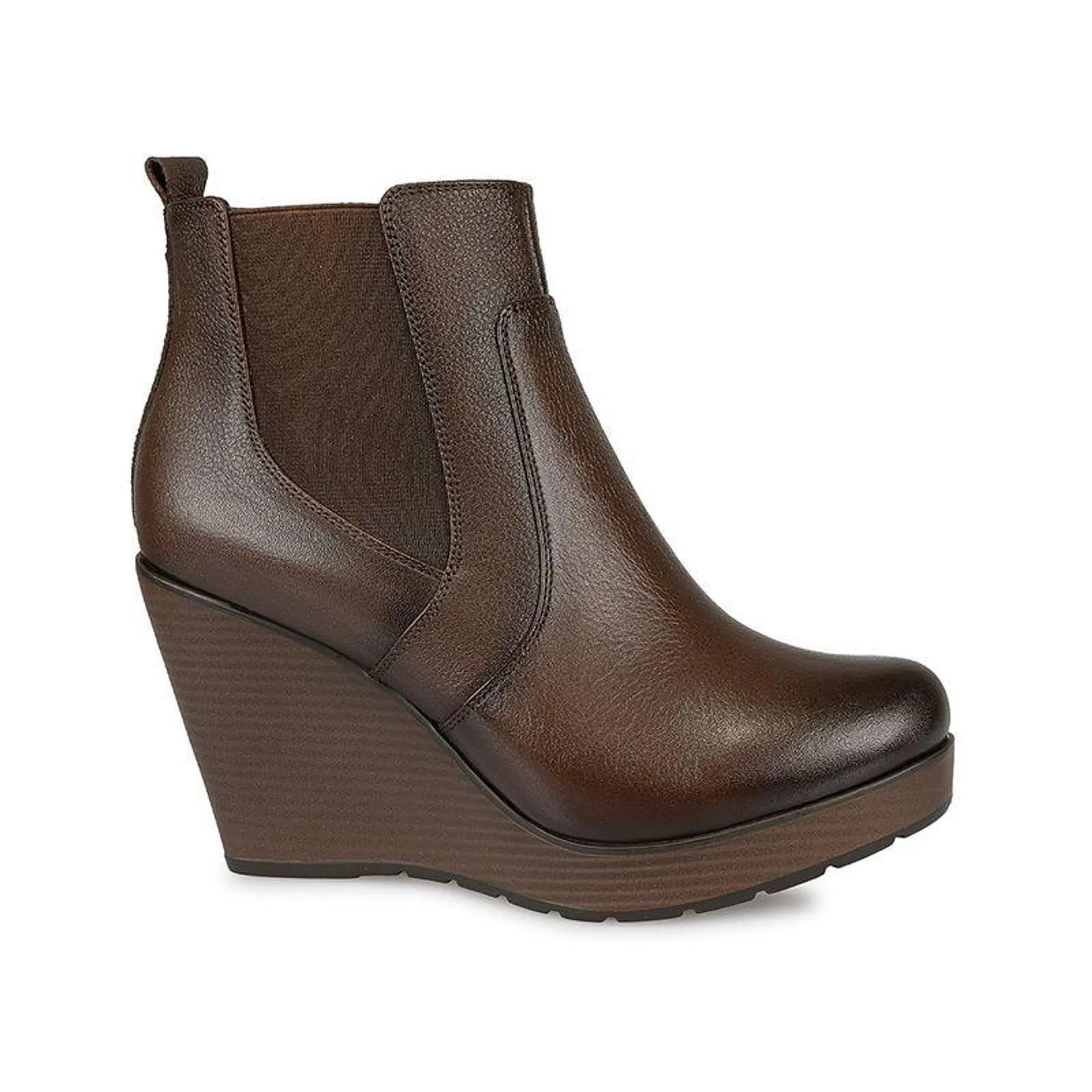 Botin Chelsea Casual LINDA-2414 Africano Viale Cuero