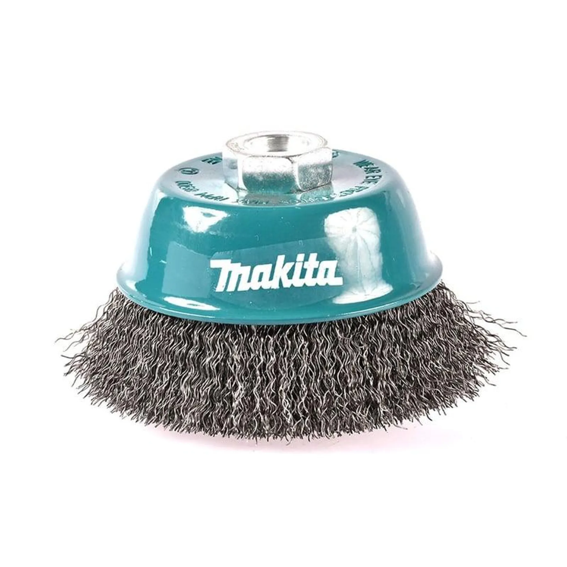 Escobilla de Copa Ondulada 3 x75mm - M14 D-55108 Makita - Verde