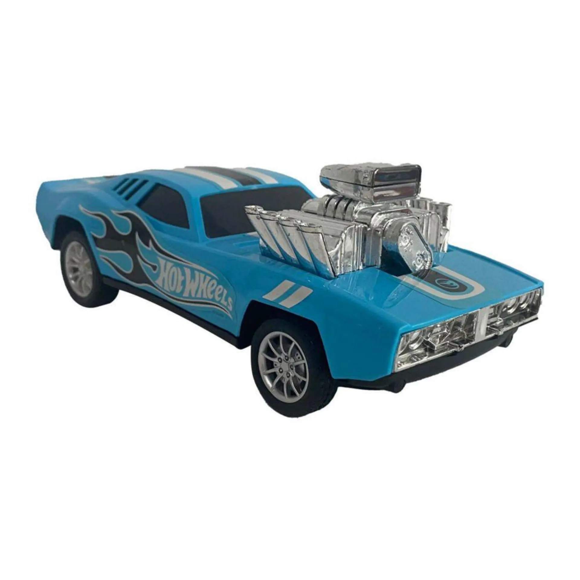 Auto De Friccion Hot Wheels 22Cm Azul